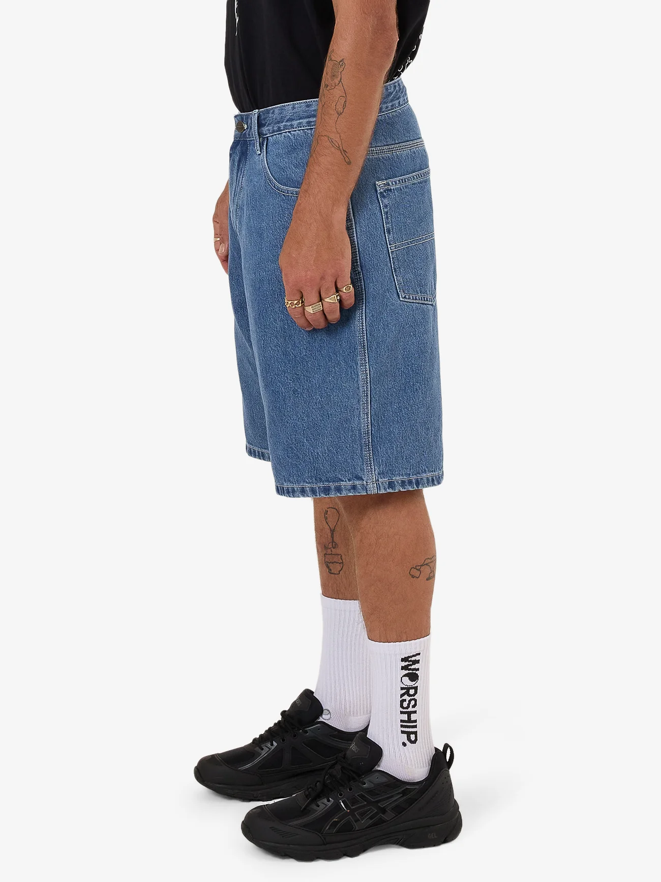 Big Dawg Jean Short - Sky High Blue - Image 5