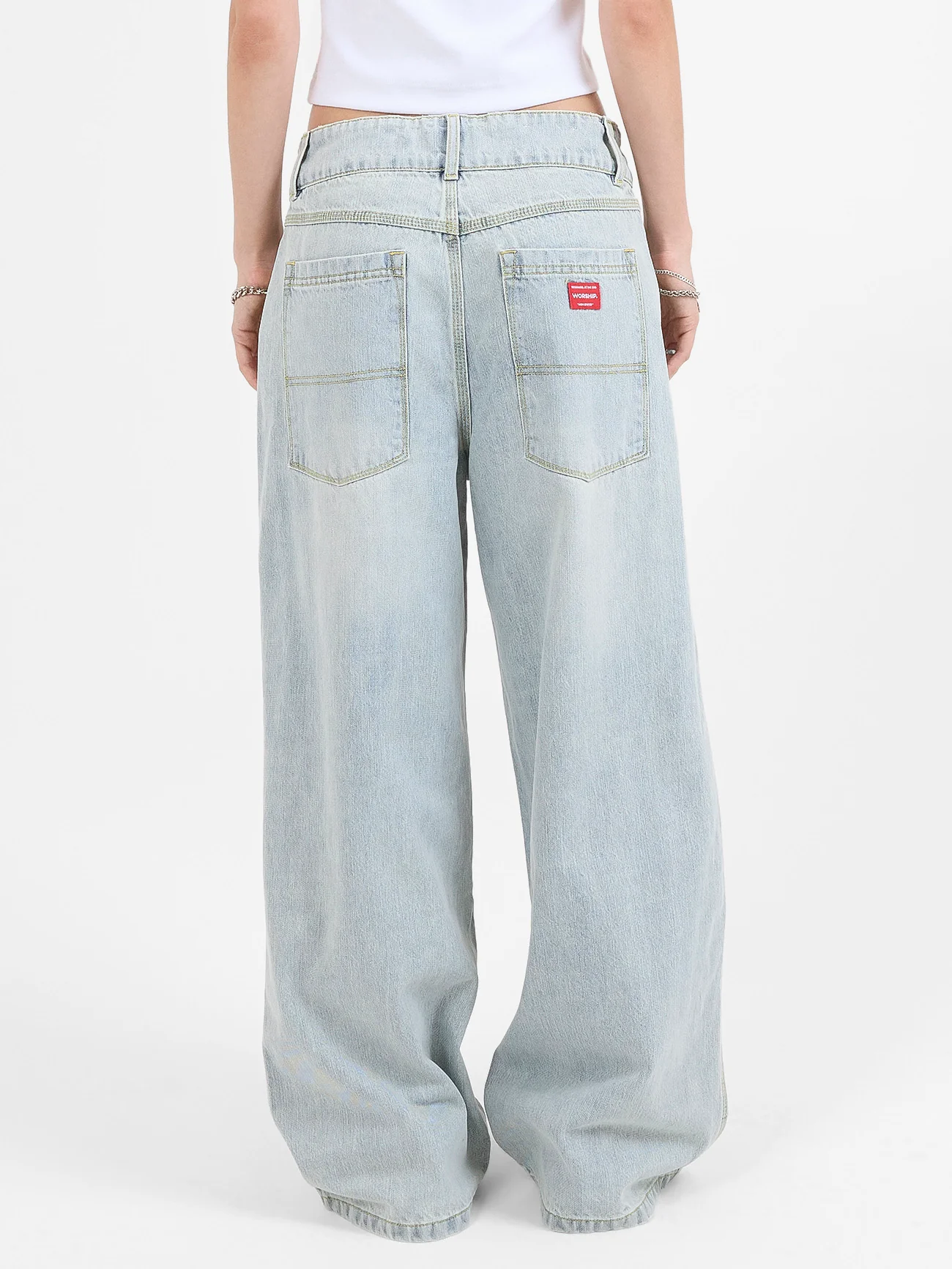Big Kitty Denim Jean - Arctic Blue - Image 2