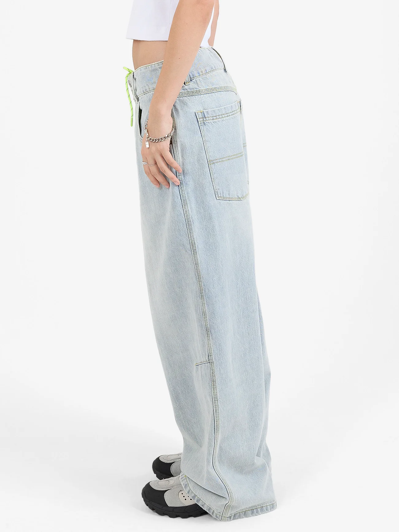 Big Kitty Denim Jean - Arctic Blue - Image 4