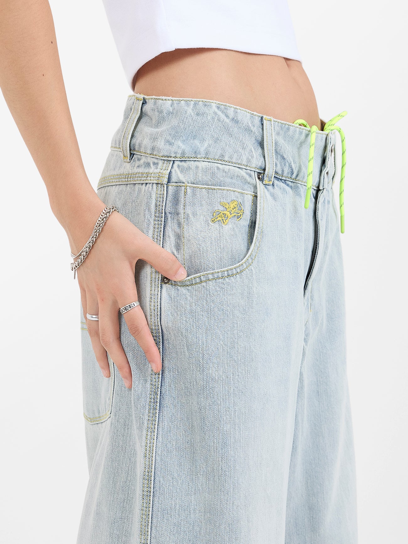 Big Kitty Denim Jean - Arctic Blue - Image 6