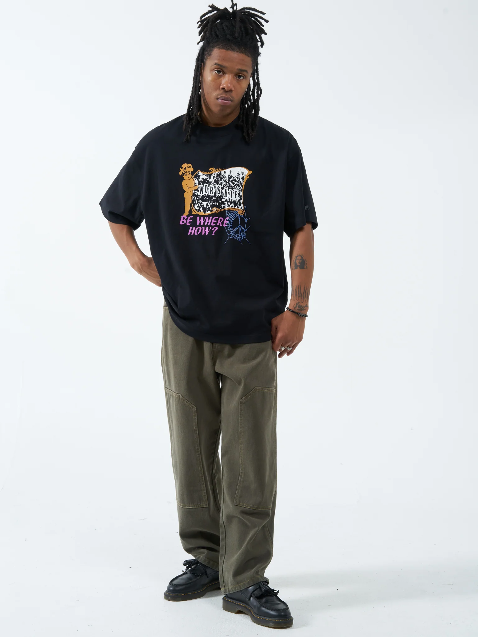Big Lounger Jean - Grape Leaf Overdye - Image 5