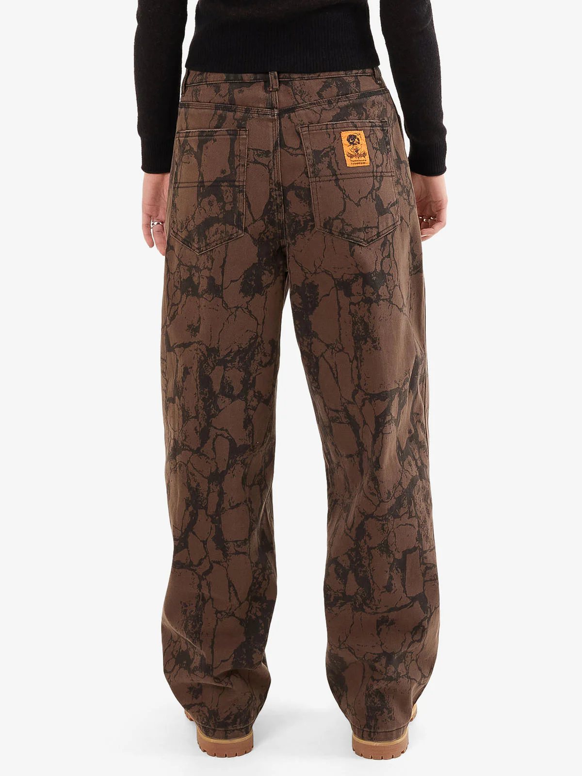 Blackwood Big Baggy Jean - Chocolate - Image 5