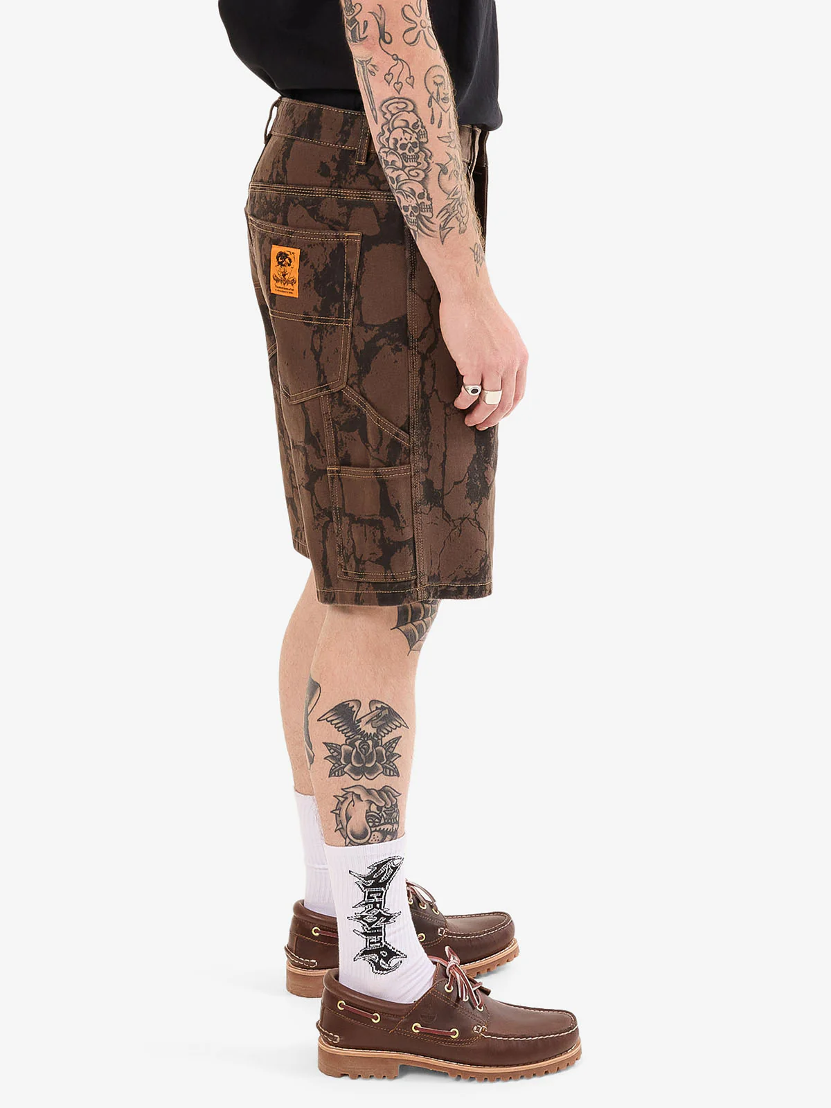 Blackwood Carpenter Jean Short - Chocolate - Image 7