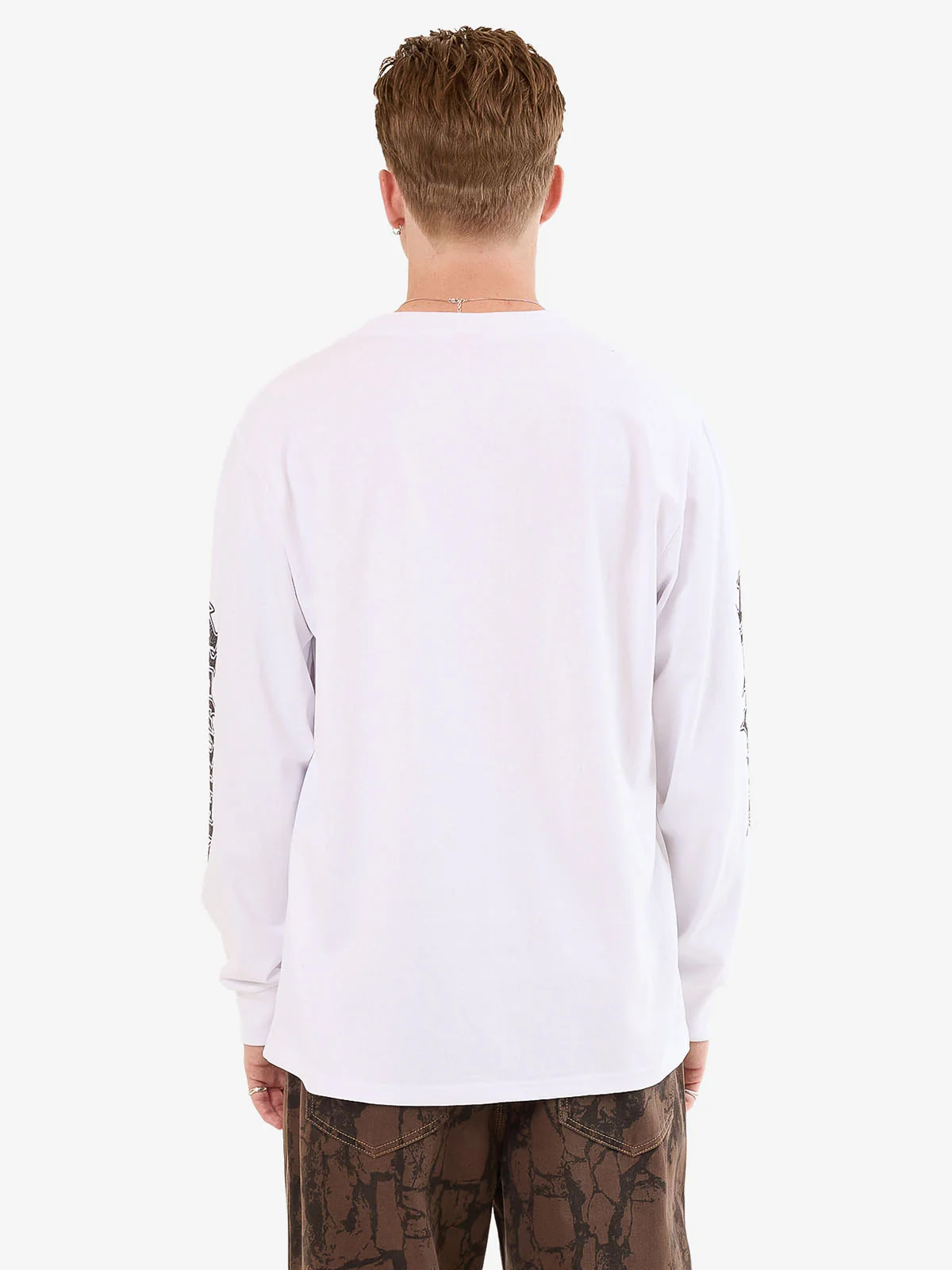 Blackwood Long Sleeve Tee - White - Image 2