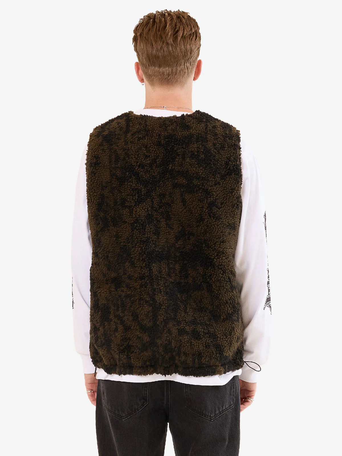 Blackwood Reversible Gilet - Chocolate - Image 7