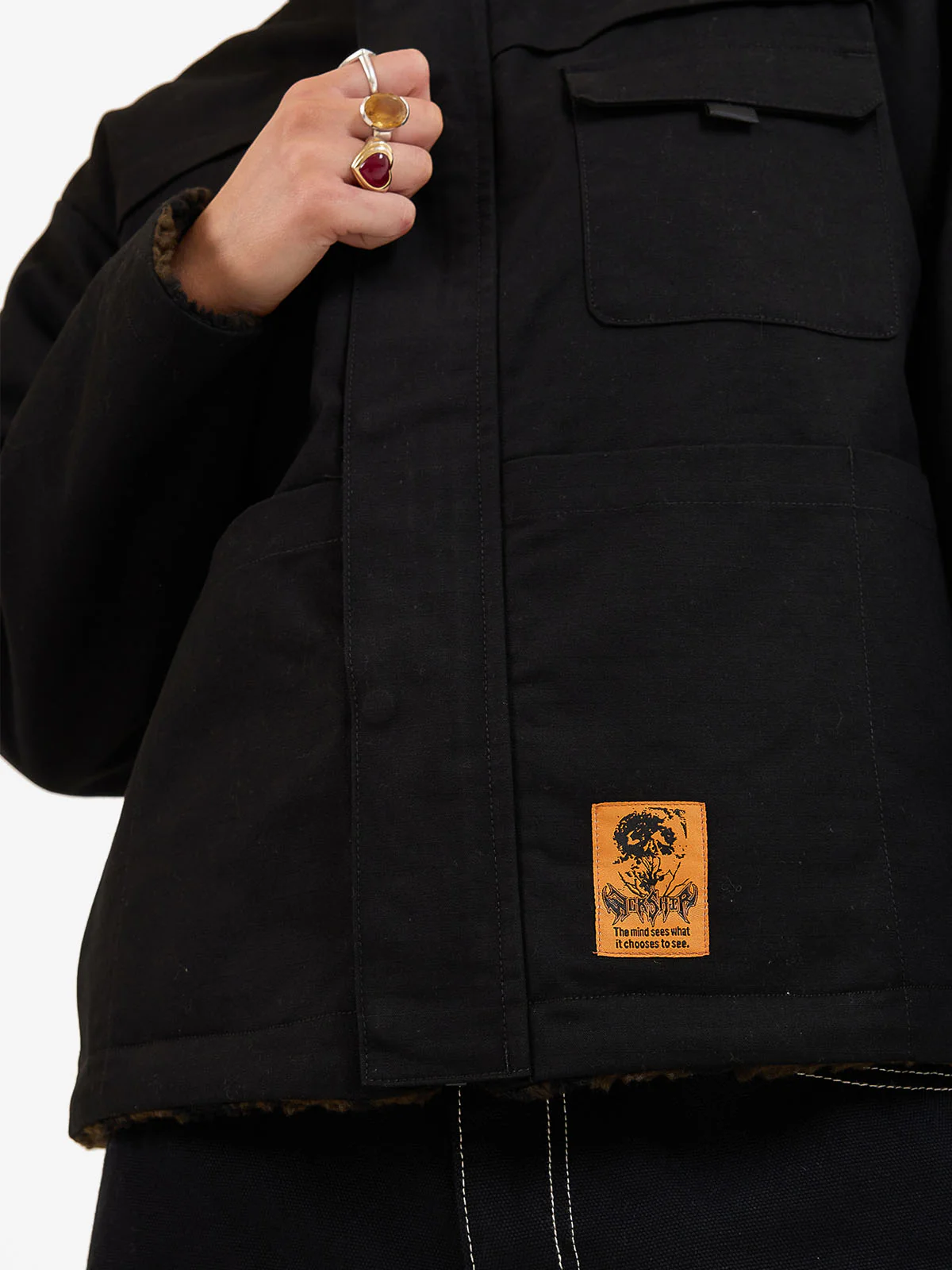 Blackwood Reversible Jacket - Black - Image 8