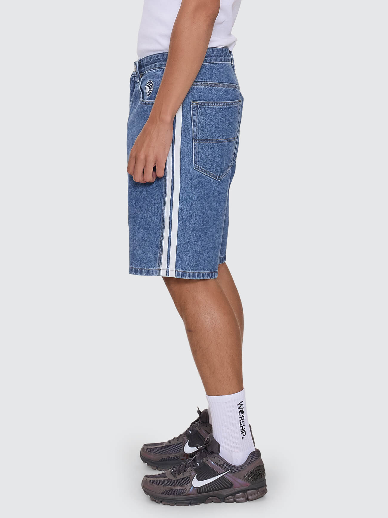 Blender Big Dawg Jean Short - Sky High Blue - Image 3
