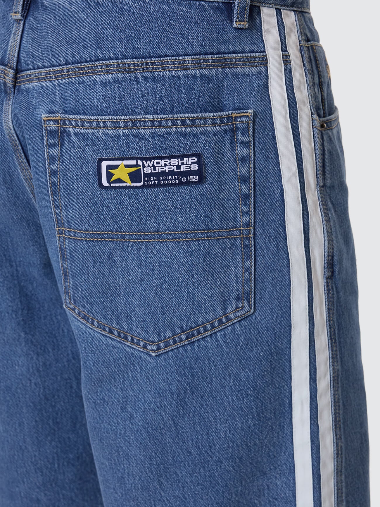 Blender Big Dawg Jean Short - Sky High Blue - Image 5