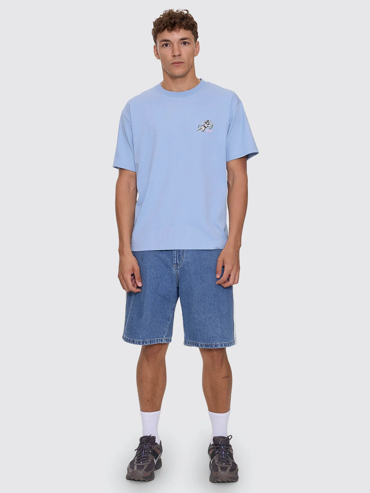Blender Big Dawg Jean Short - Sky High Blue - Image 9