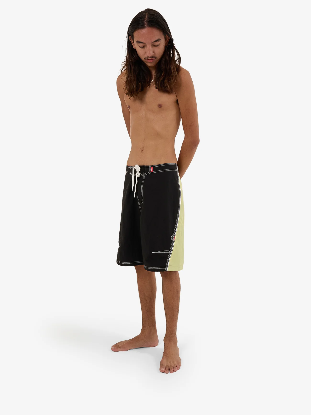 Boardriderr Boardshort - Black - Lime - Image 4