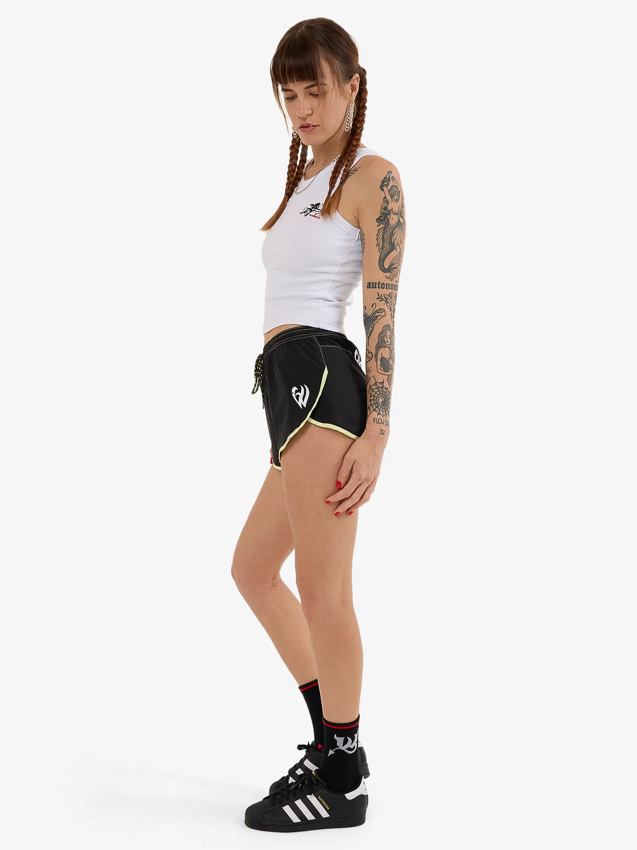 Boardriderr Micro Boardshort - Black - Lime - Image 5