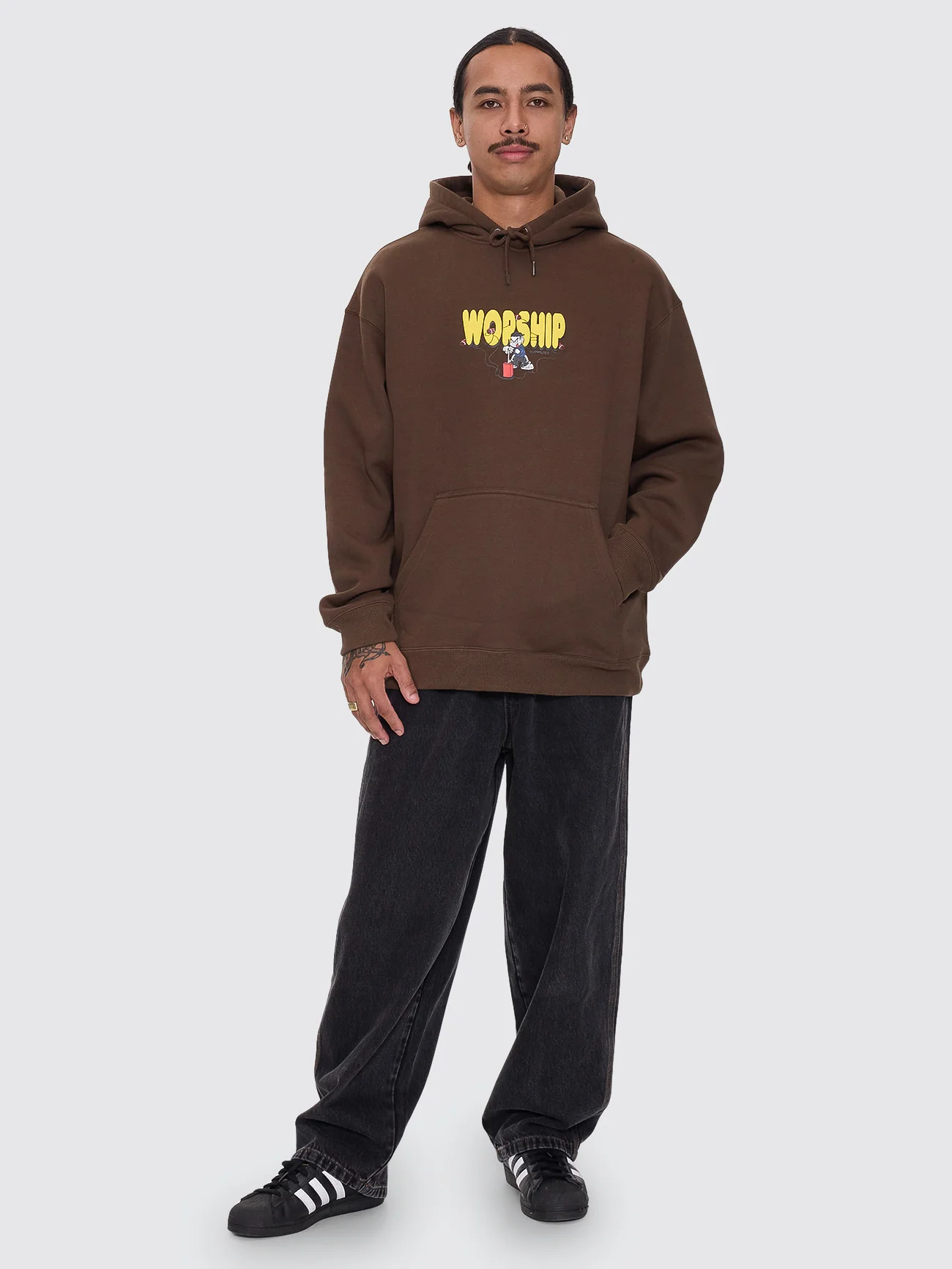 Boomer Pull Over Hood - Chocolate - Image 4