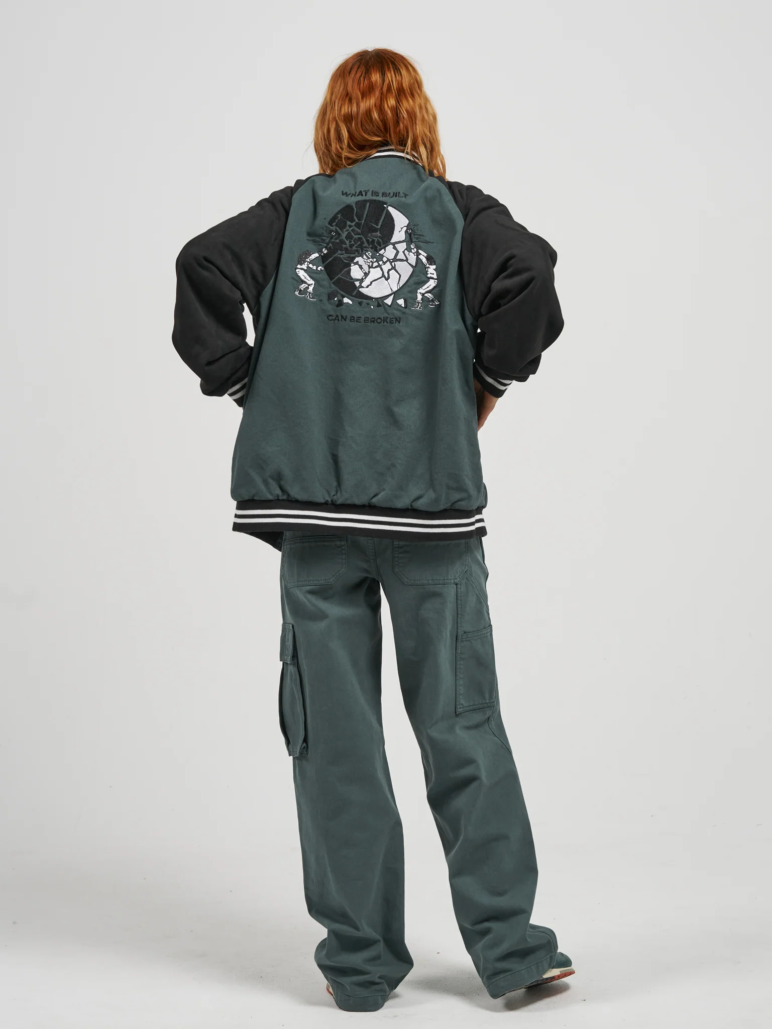 Breakdown Varsity Jacket - Dark Teal - Image 6