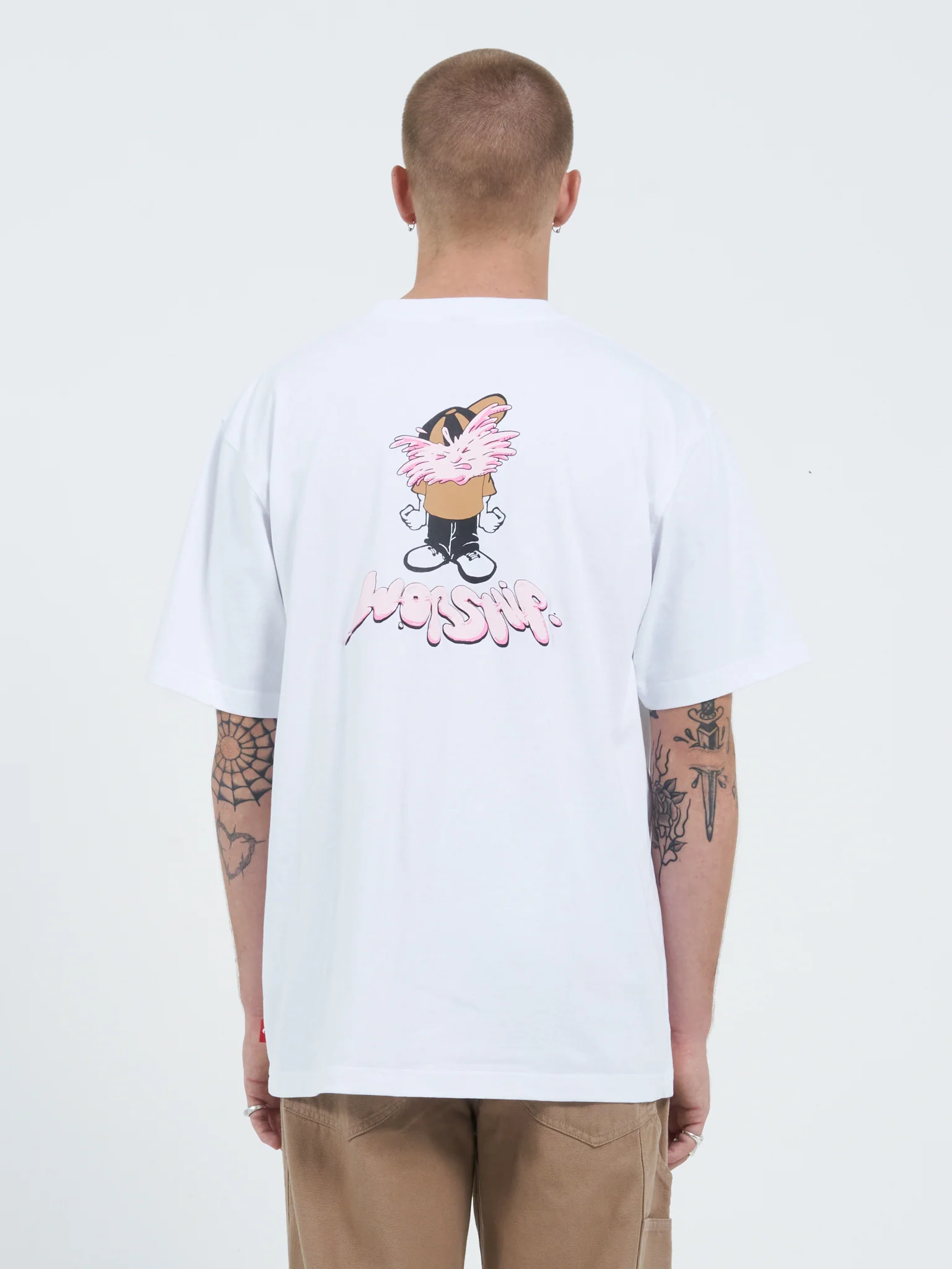Bubble Trouble Tee - White - Image 2
