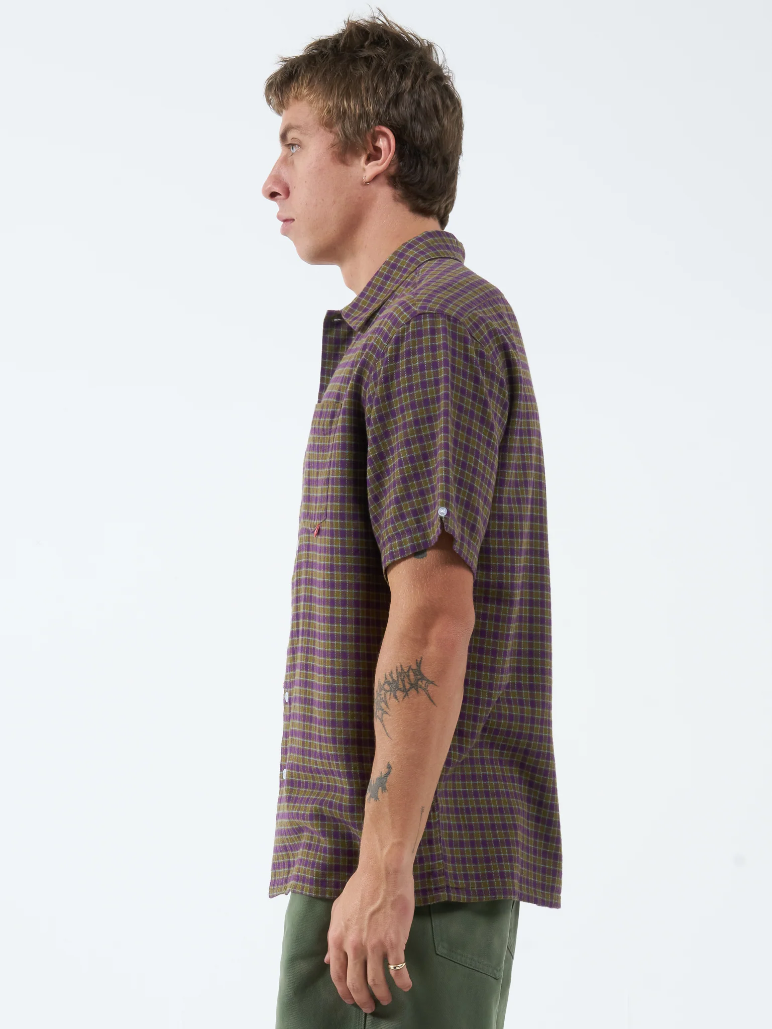 Cadet Short Sleeve Shirt - Rain Drum - Image 3