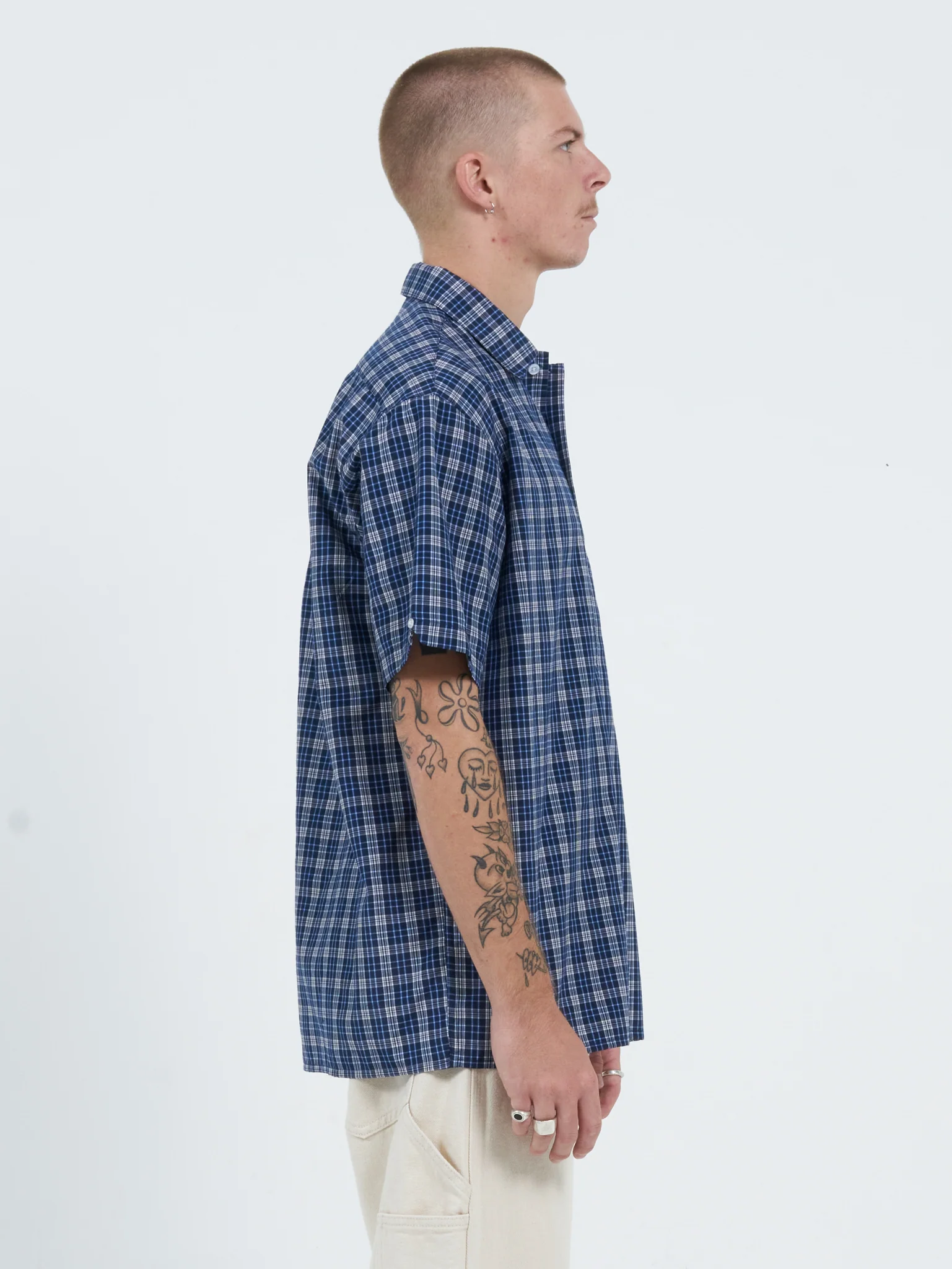 Captivate Short Sleeve Shirt - Blue - Image 4