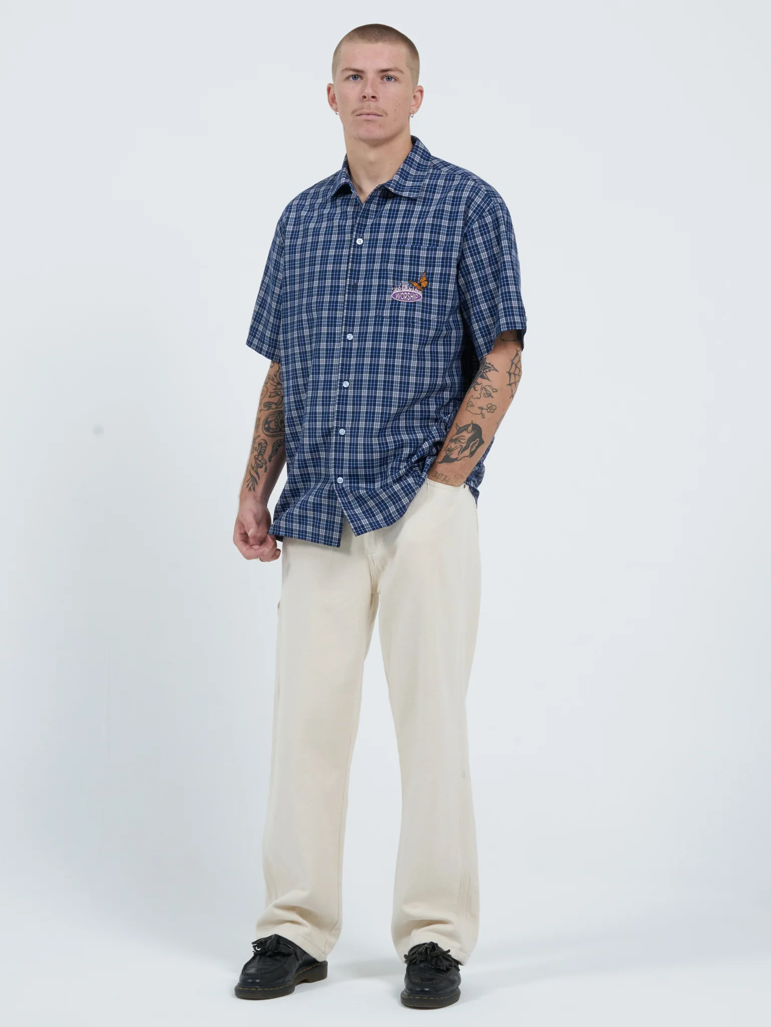 Captivate Short Sleeve Shirt - Blue - Image 5