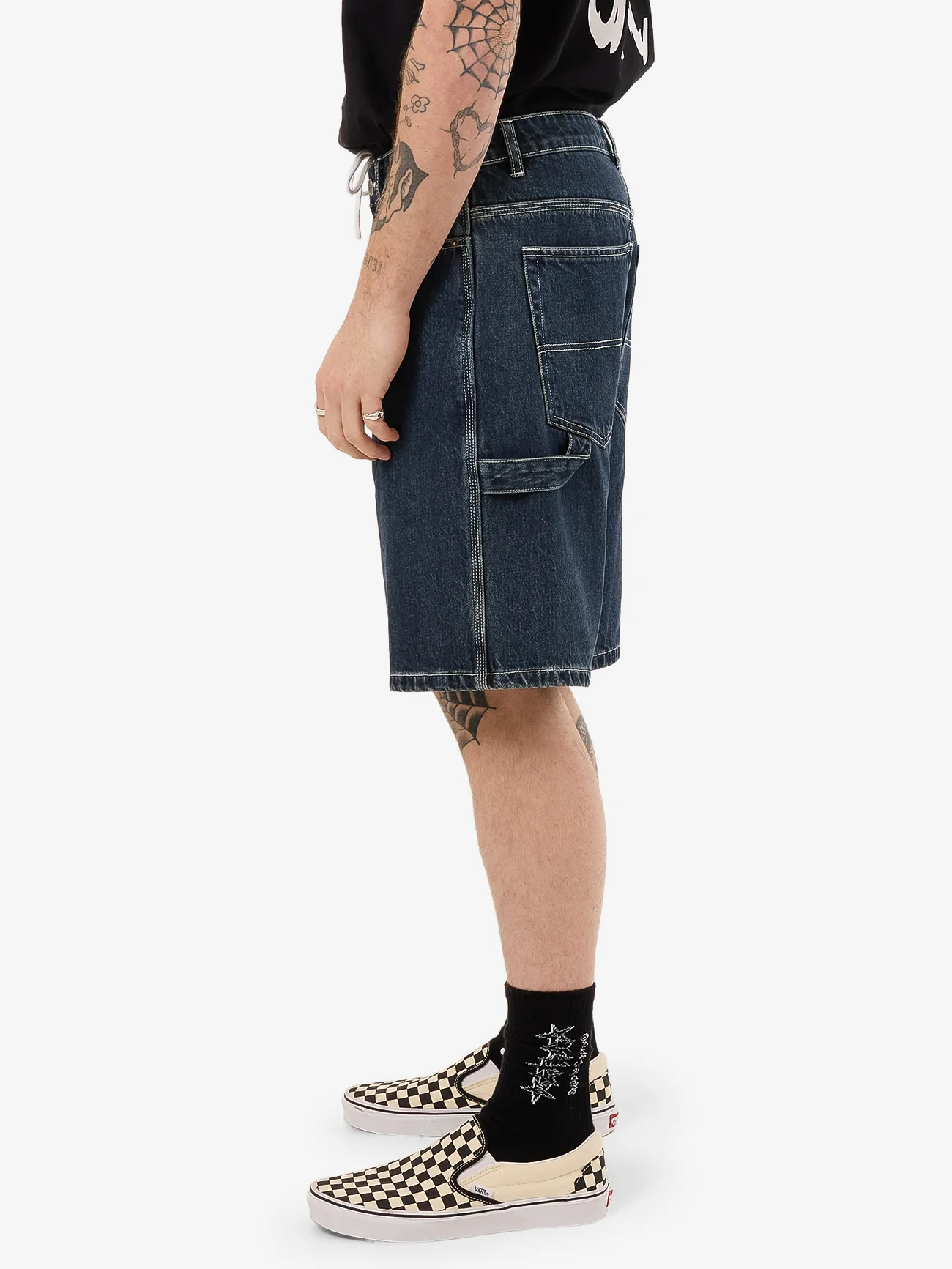 Carpenter Jean Short - Dirty Midnight Blue - Image 3