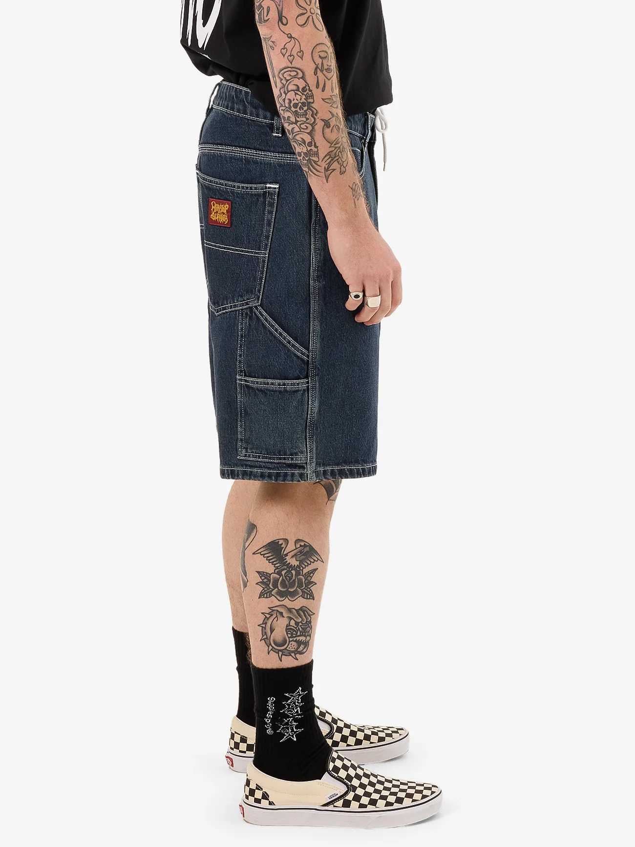 Carpenter Jean Short - Dirty Midnight Blue - Image 4