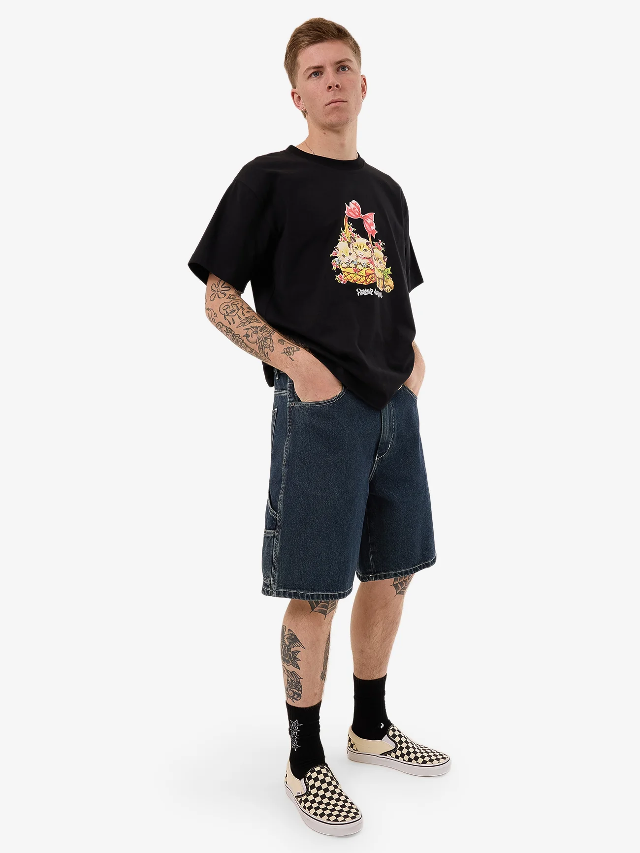 Carpenter Jean Short - Dirty Midnight Blue - Image 5