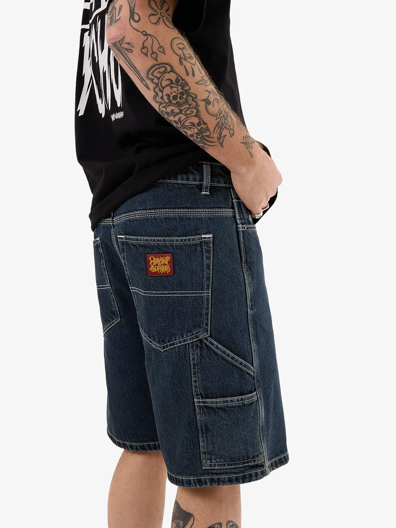 Carpenter Jean Short - Dirty Midnight Blue - Image 7
