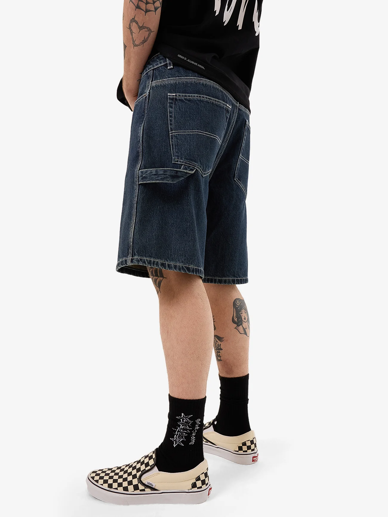 Carpenter Jean Short - Dirty Midnight Blue - Image 9