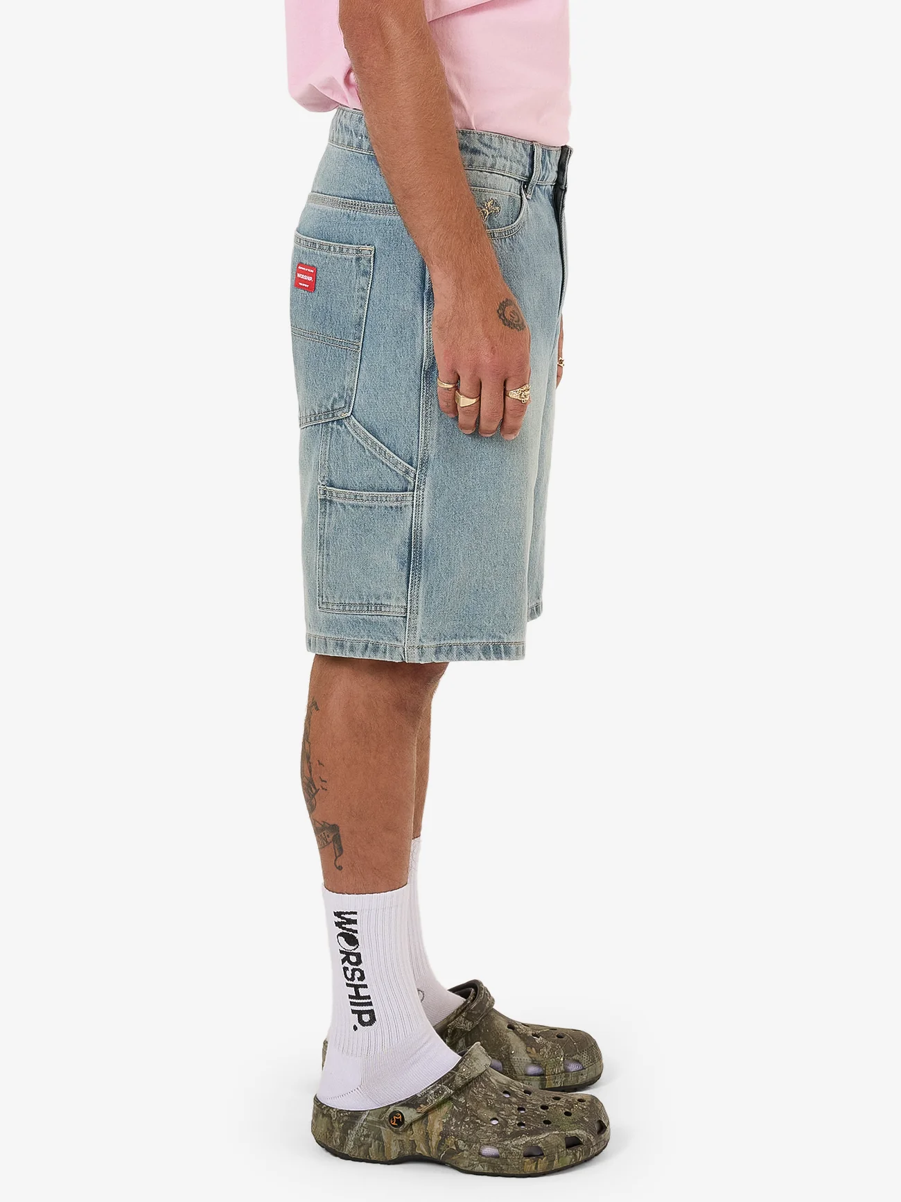 Carpenter Jean Short - Light N Dirty - Image 3