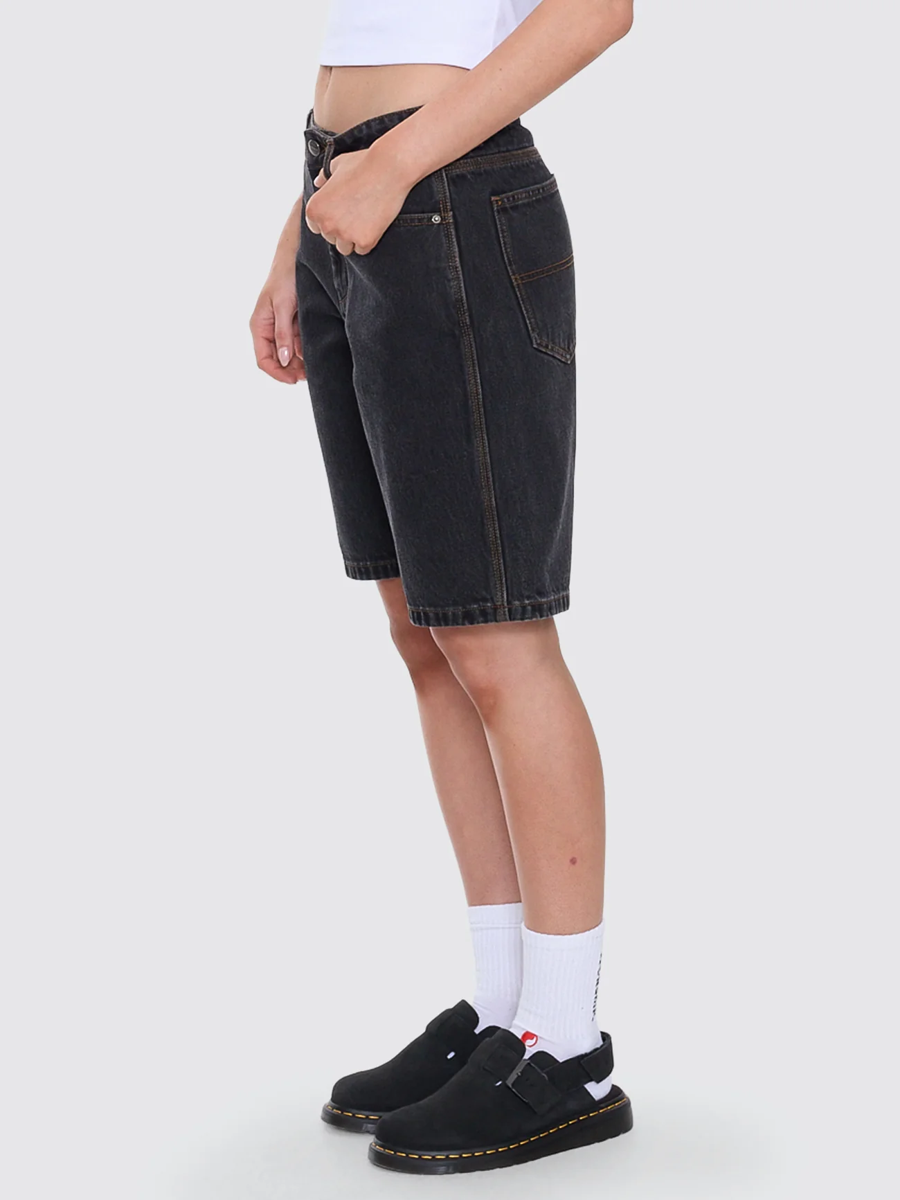 Carpenter Short - Black Rinse - Image 3