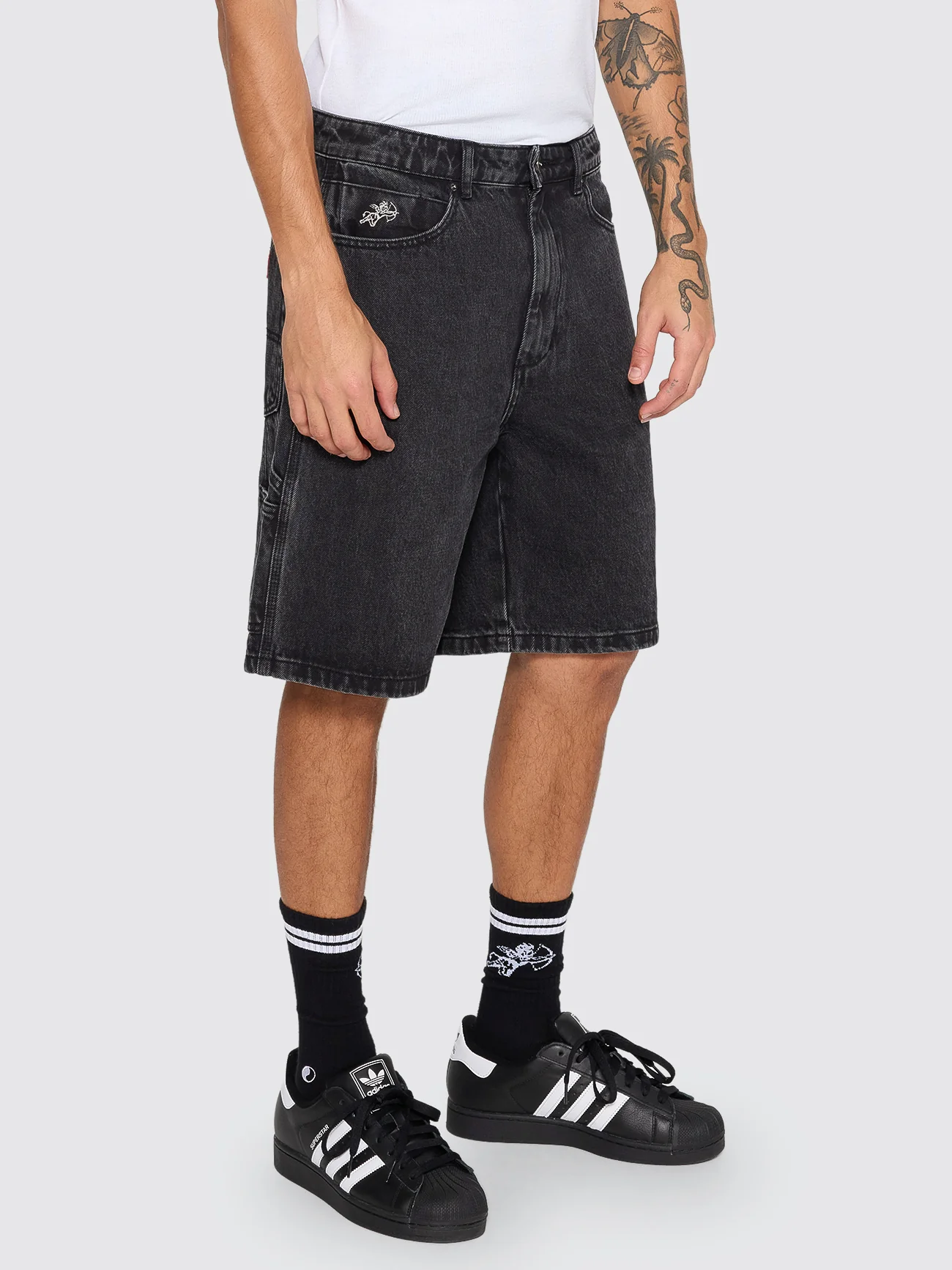 Carpenter Short - Black Rinse - Image 4