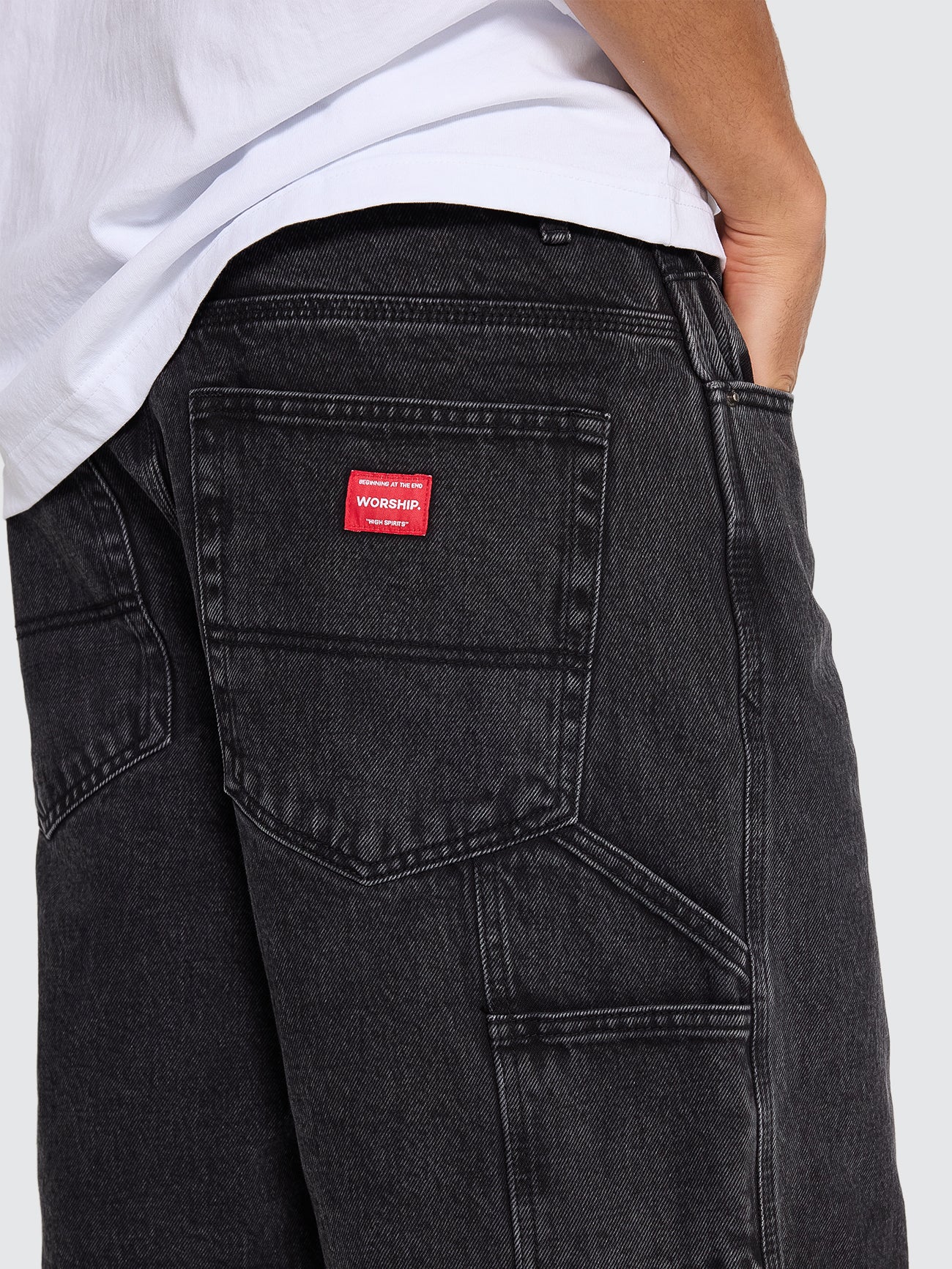 Carpenter Short - Black Rinse - Image 9