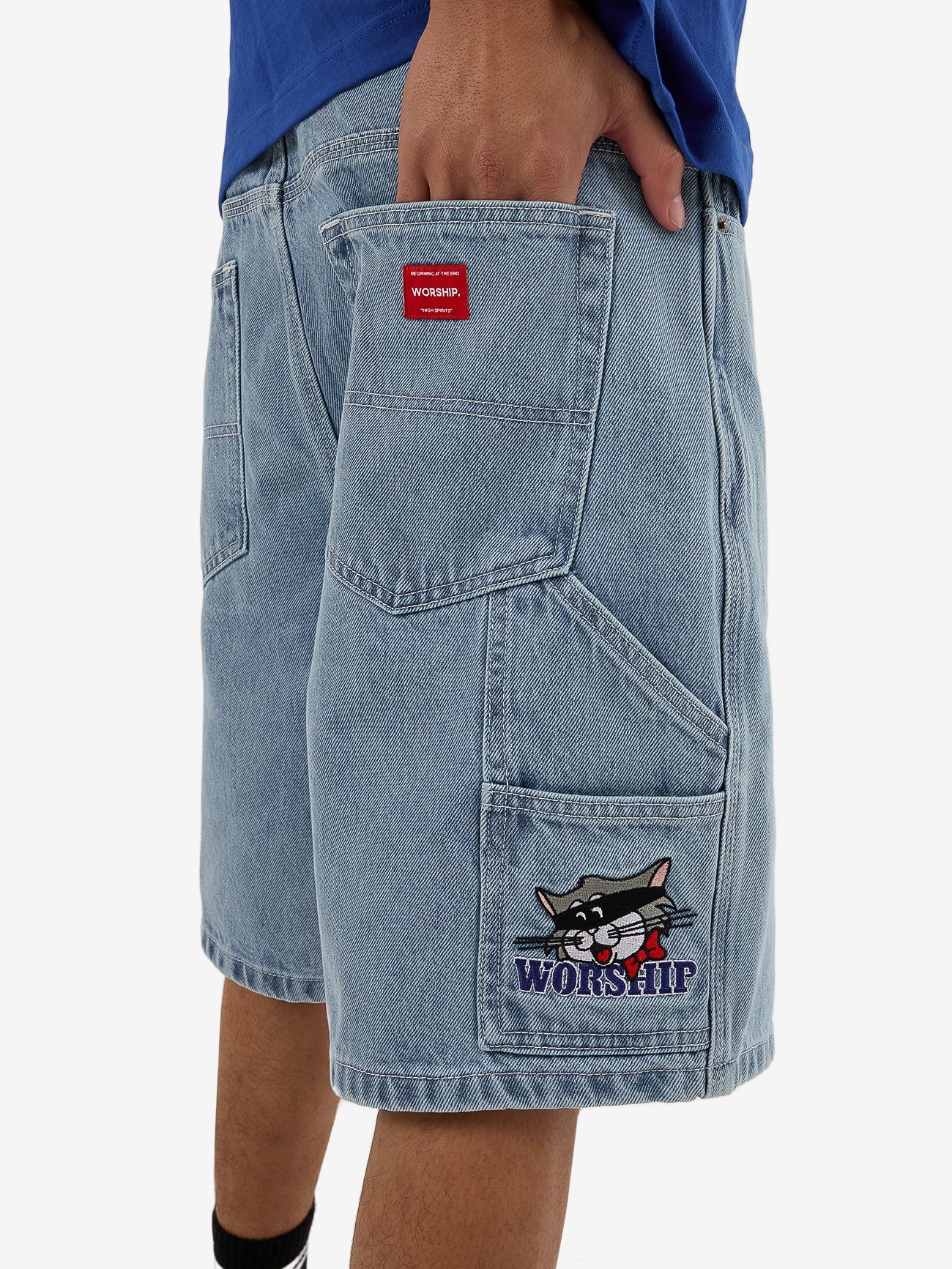 Cat Burglar Carpenter Short - Spirit Blue - Image 7