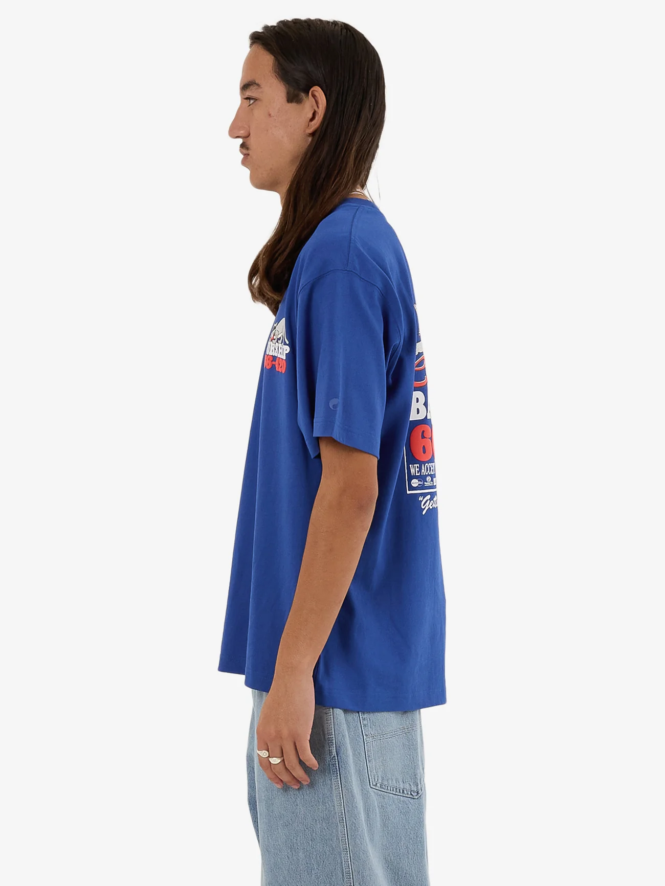 Cat Burglar Tee - Surf Blue - Image 3