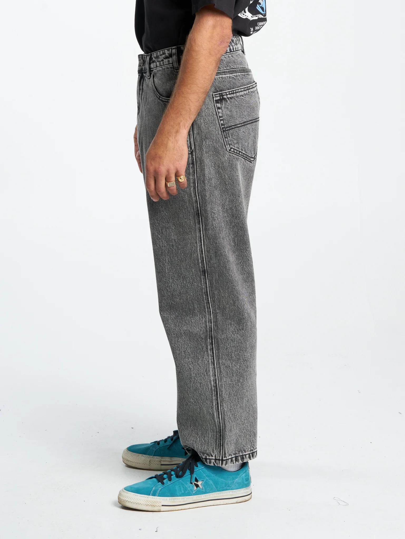 Ceremonial Big Lounger Jean - Ash Cloud Grey - Image 3