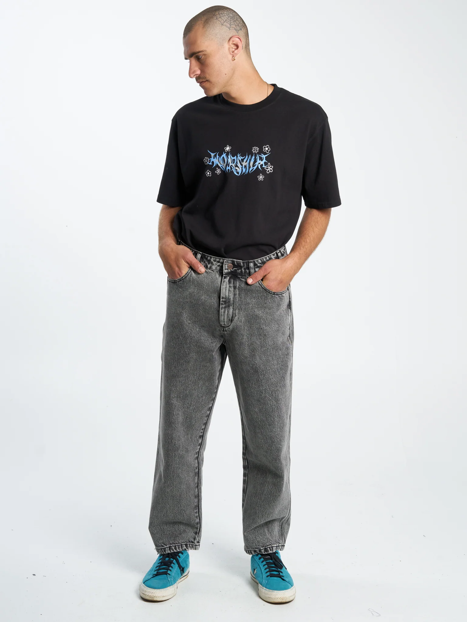 Ceremonial Big Lounger Jean - Ash Cloud Grey - Image 5