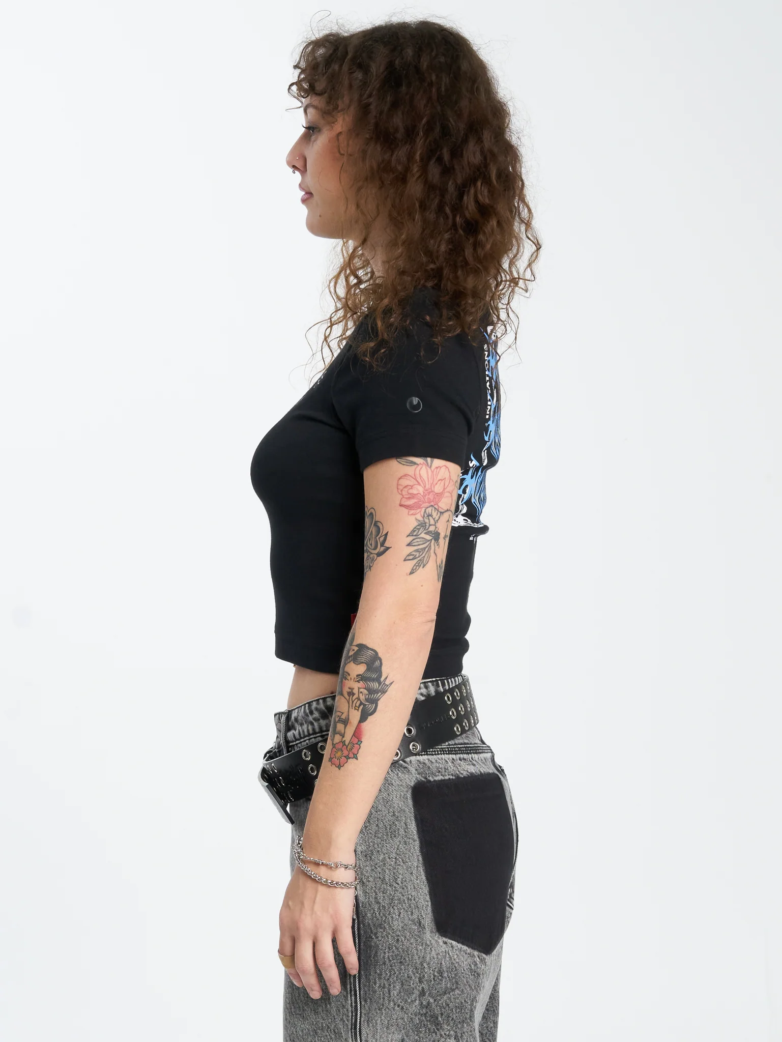 Ceremonial Slim Fit Tee - Black - Image 3