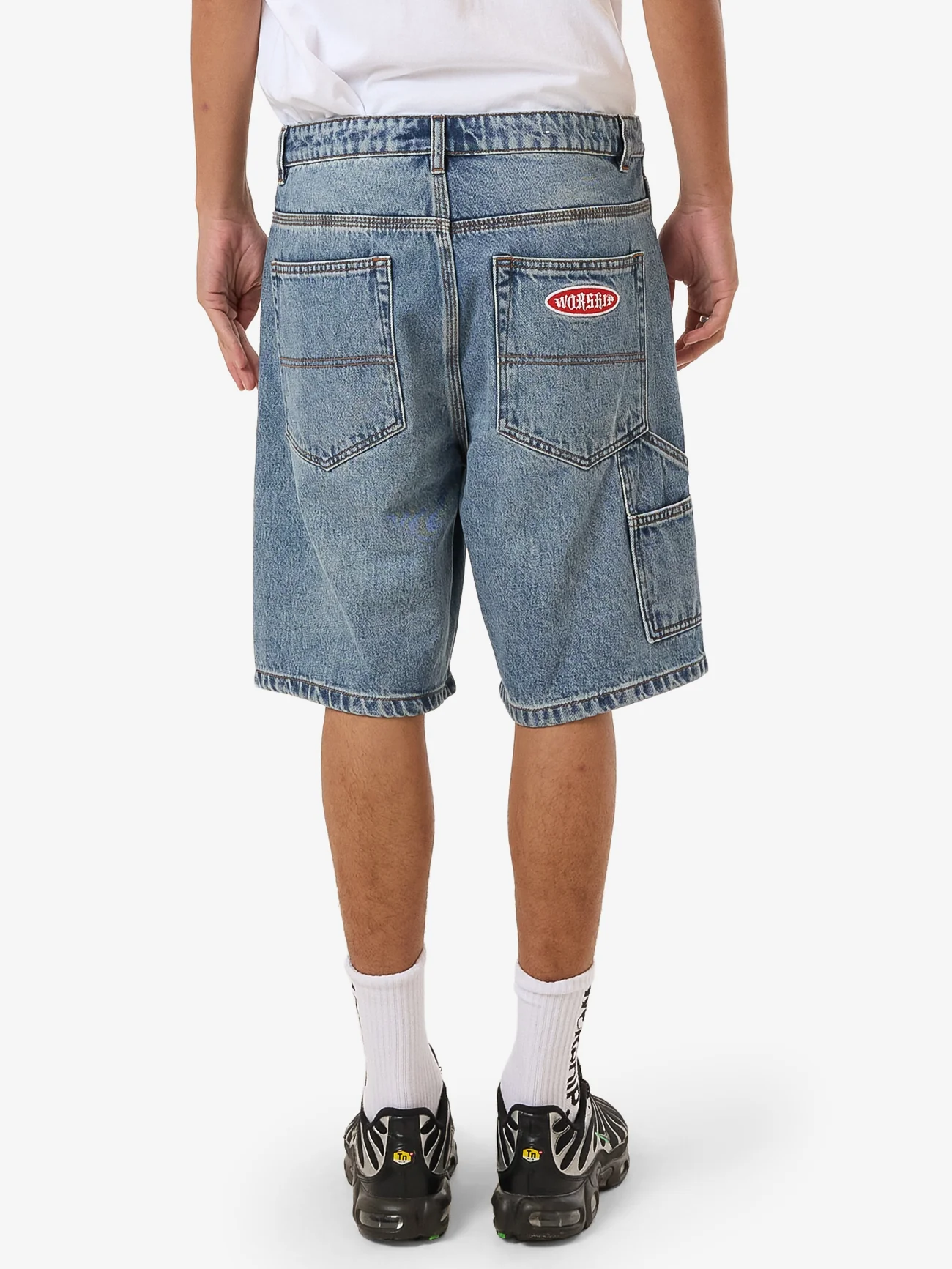 Chalice Lounger Jean Short - Storm Blue - Image 2