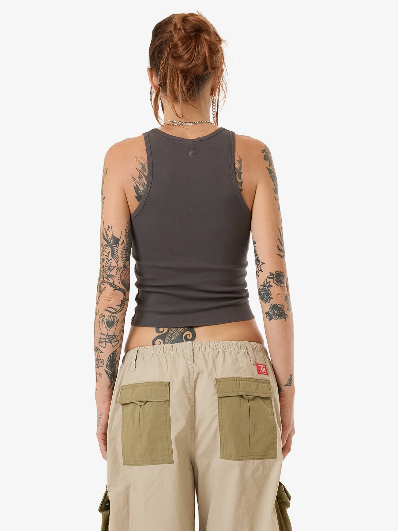 Chalice Racer Tank - Worn Black - Image 2