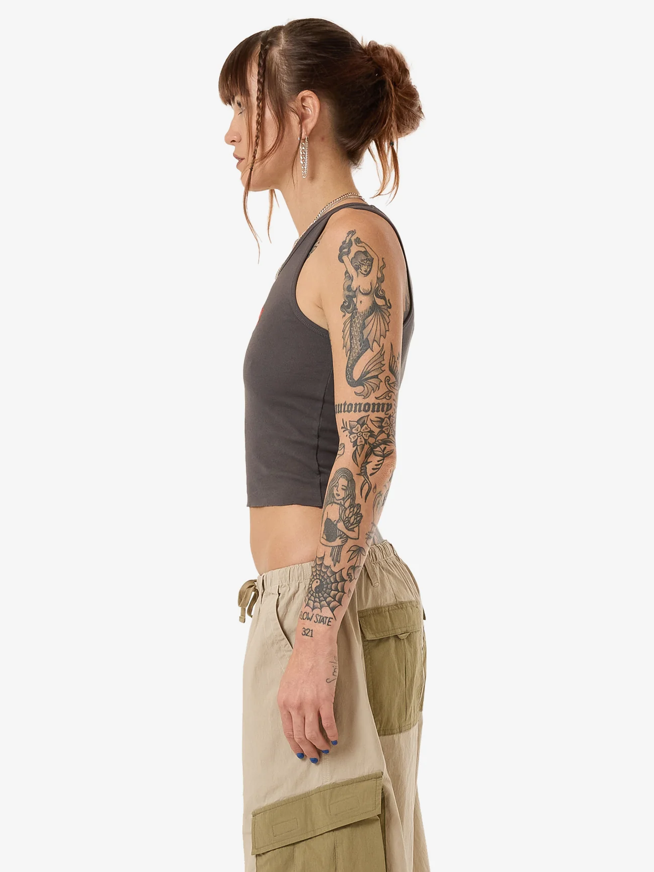 Chalice Racer Tank - Worn Black - Image 3