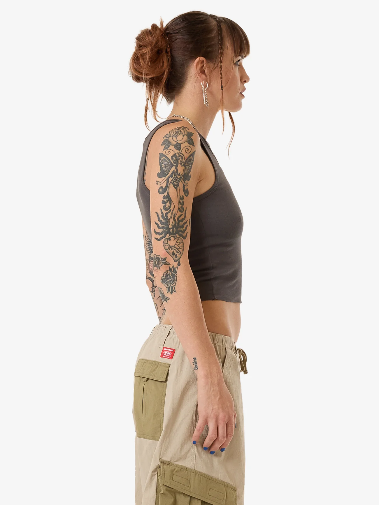 Chalice Racer Tank - Worn Black - Image 4