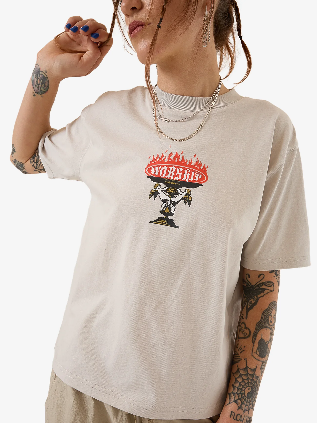 Chalice Regular Fit Tee - Vapour Grey - Image 6