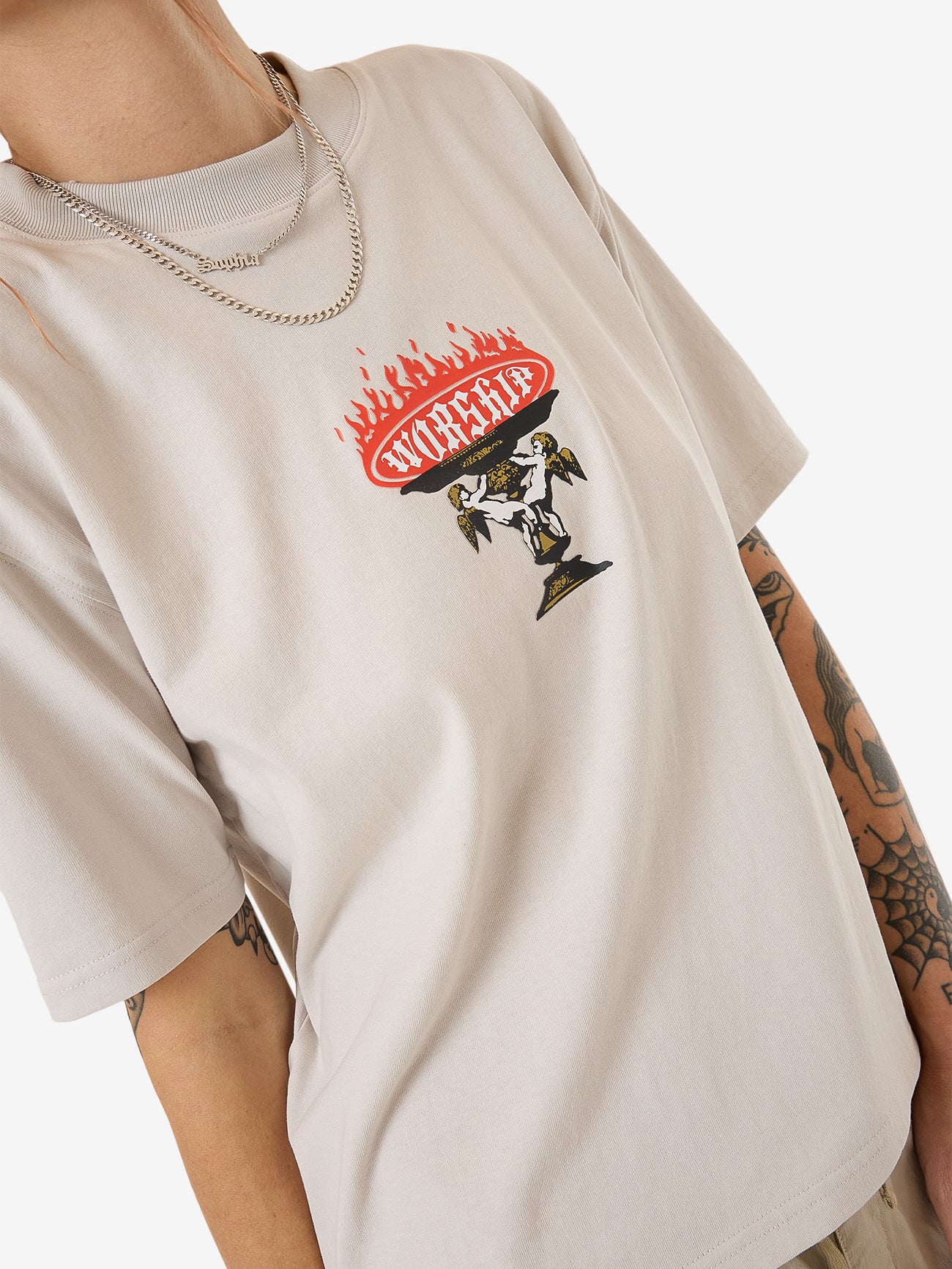 Chalice Regular Fit Tee - Vapour Grey - Image 7