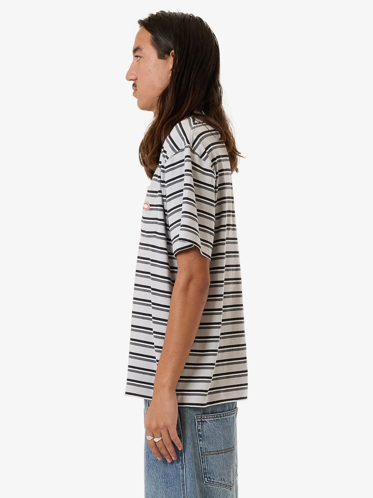 Chalice Stripe Pocket Tee - Vapour - Image 3