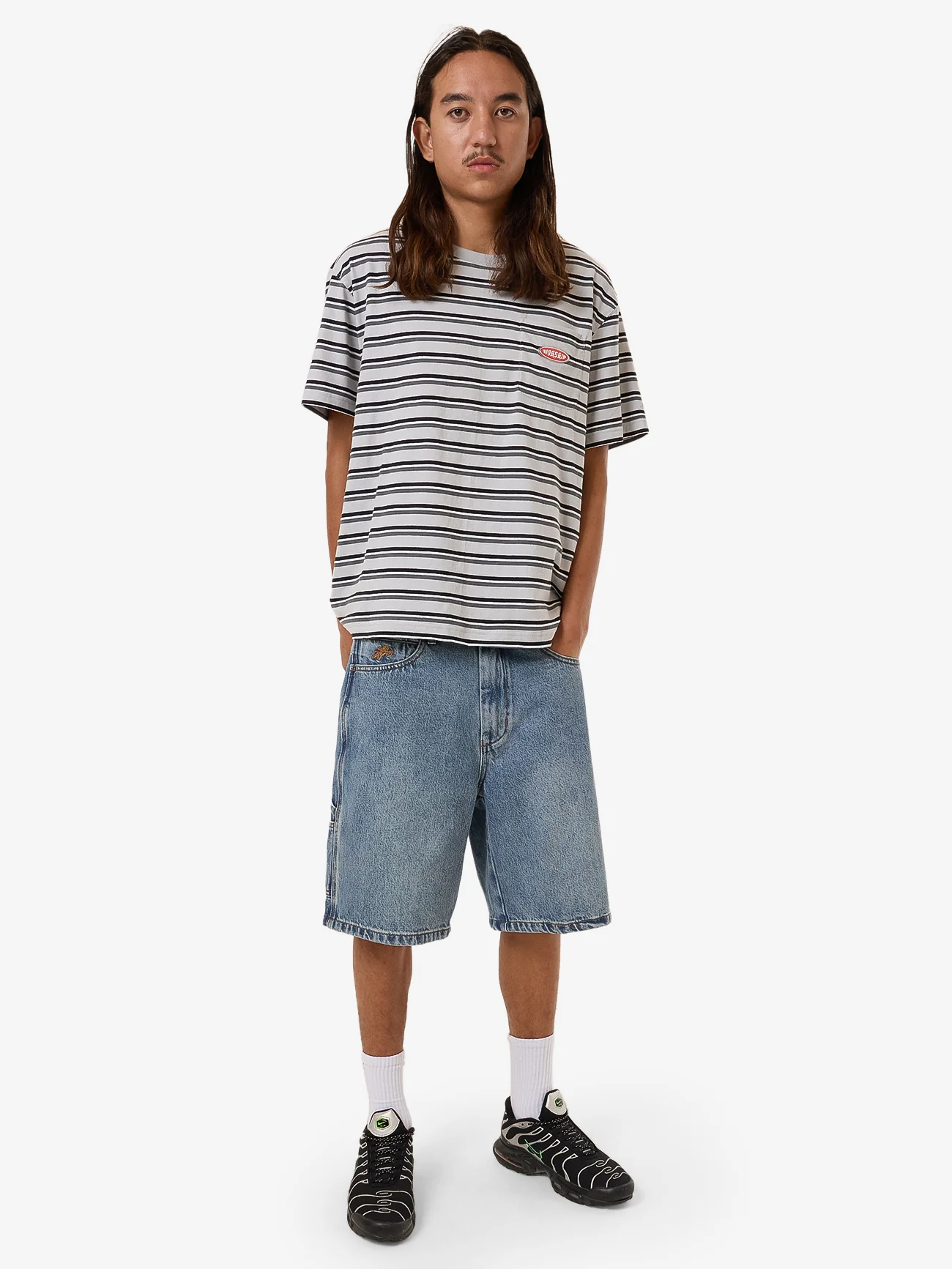 Chalice Stripe Pocket Tee - Vapour - Image 5