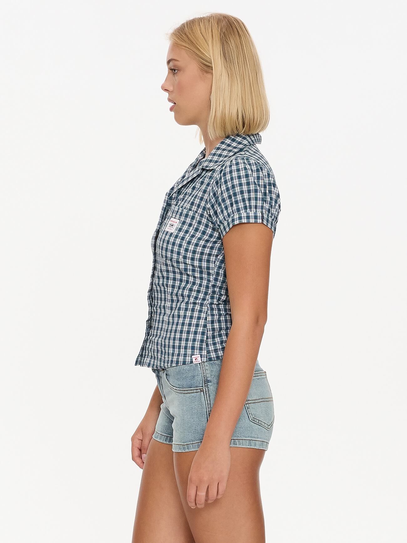 Checkmate Baby Short Sleeve Shirt - Blue - Image 4