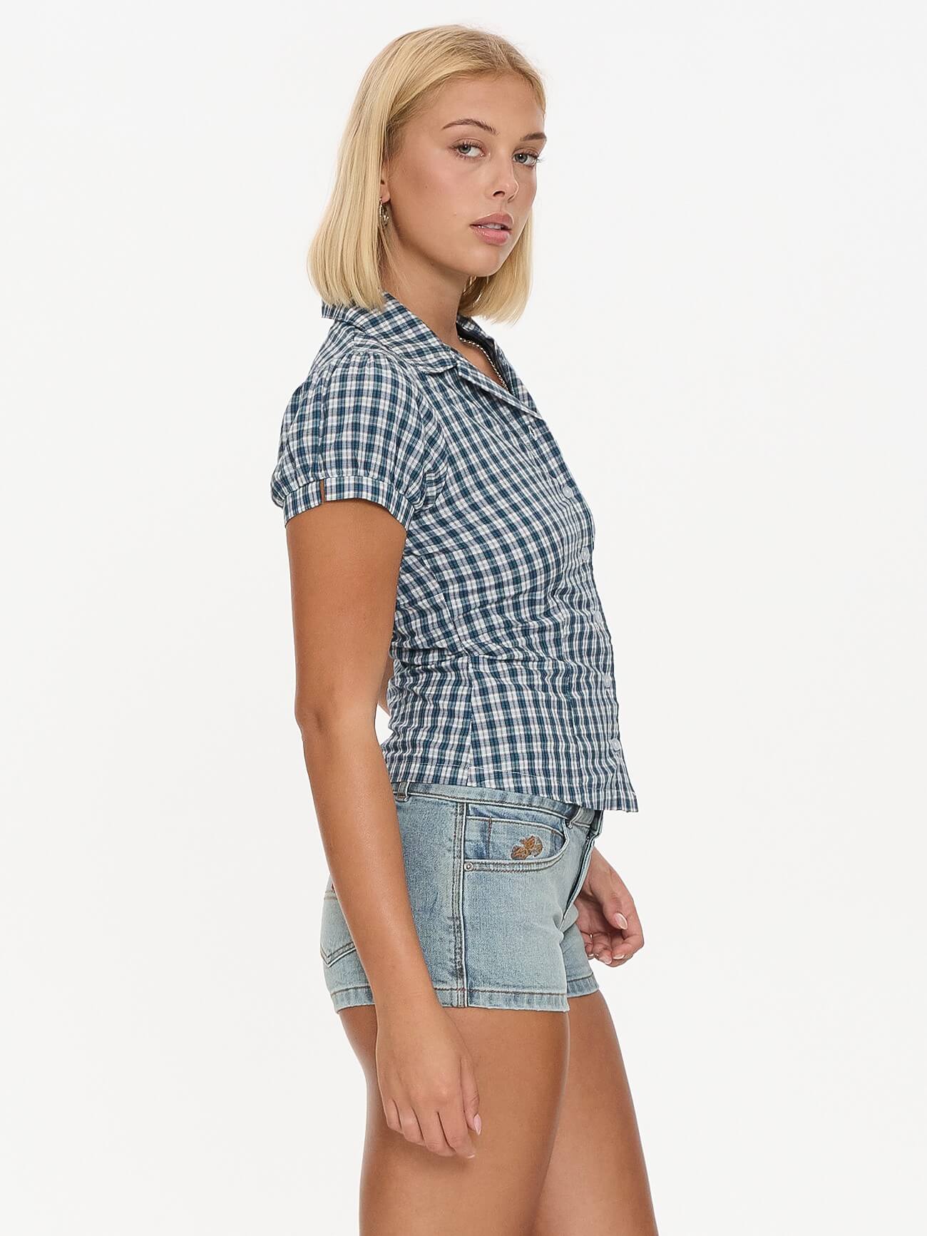 Checkmate Baby Short Sleeve Shirt - Blue - Image 6