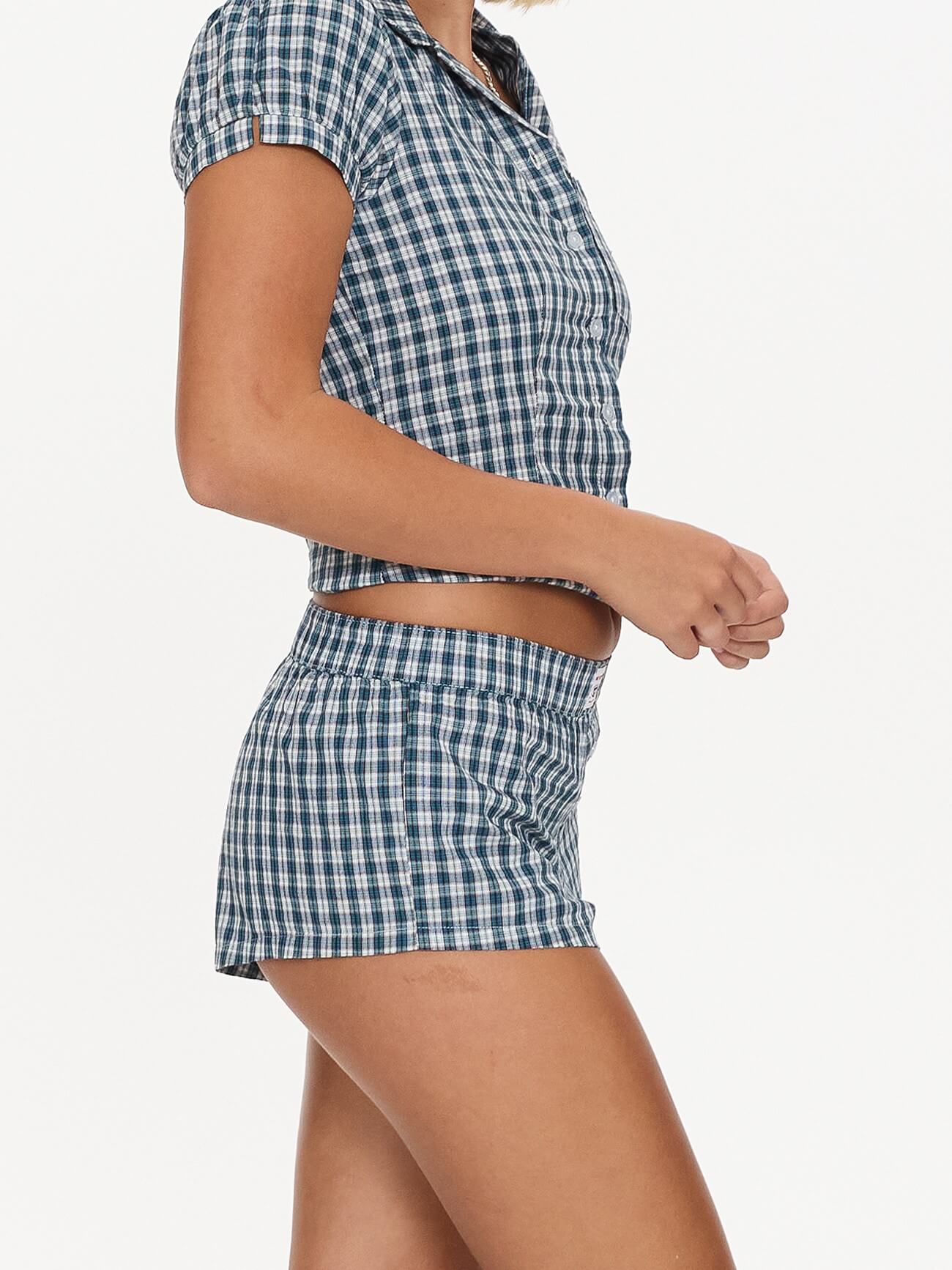 Checkmate Micro Boxer Shorts - Dark Blue - Image 3