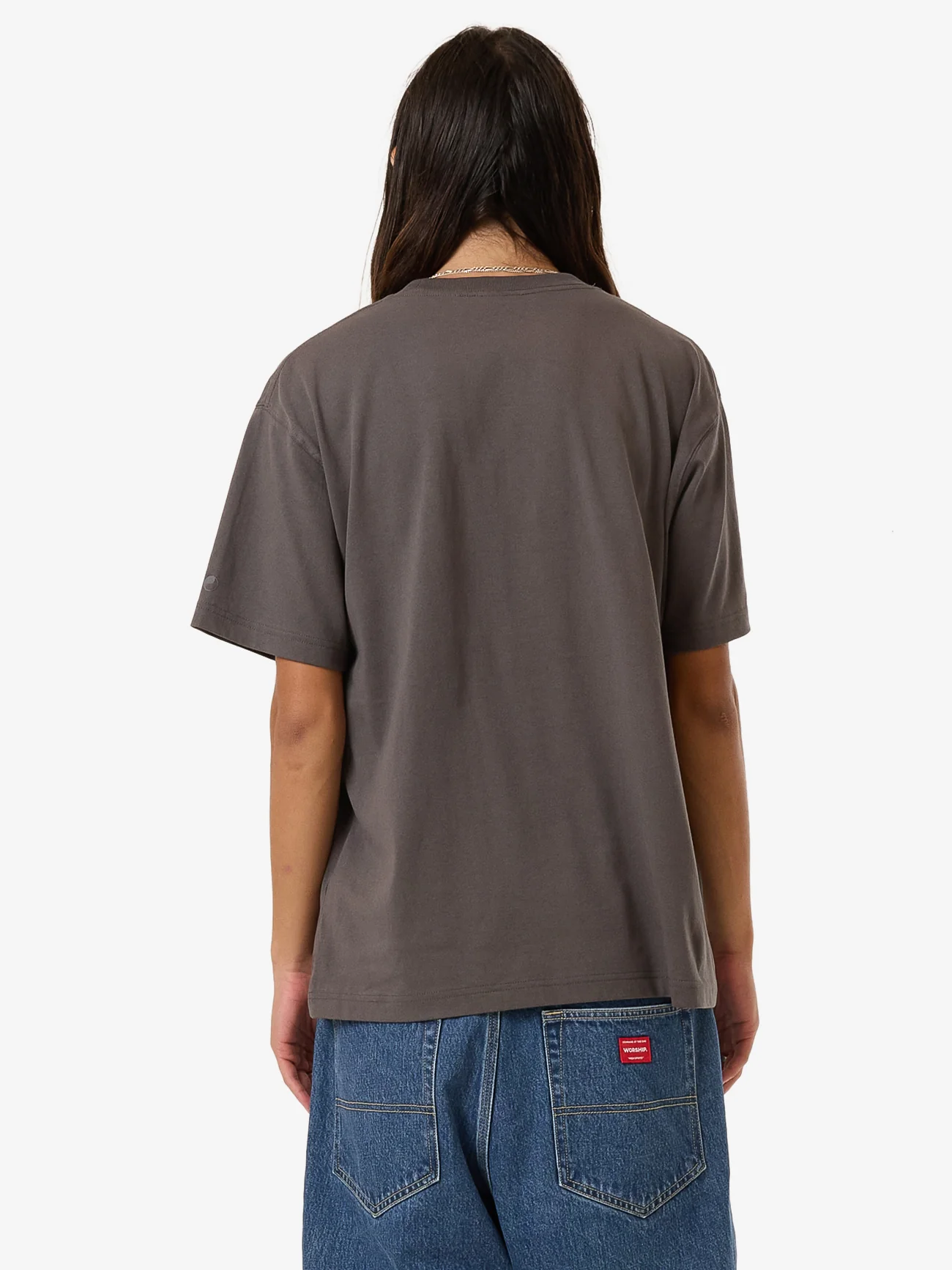 Cherio Tee - Worn Black - Image 2