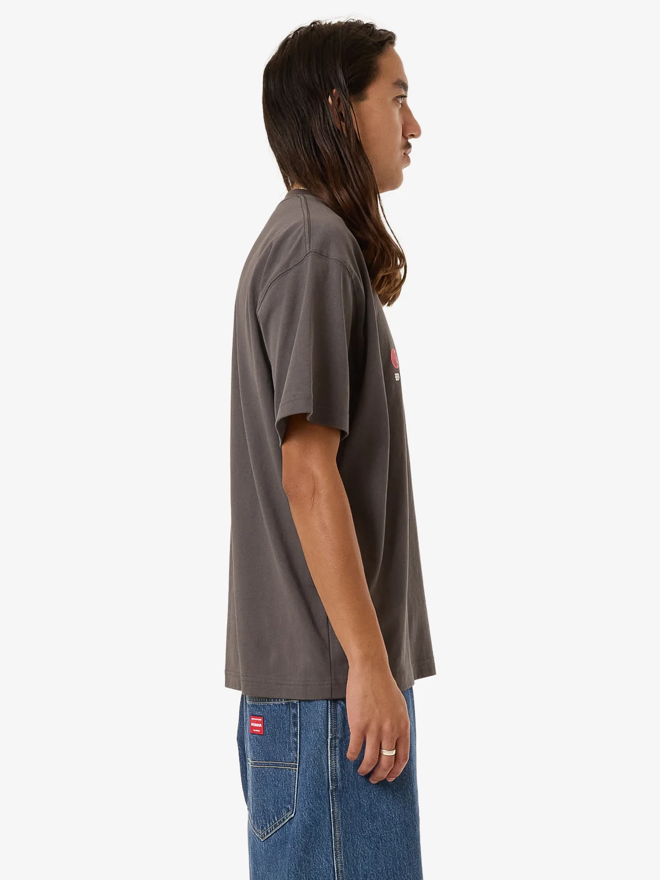 Cherio Tee - Worn Black - Image 4