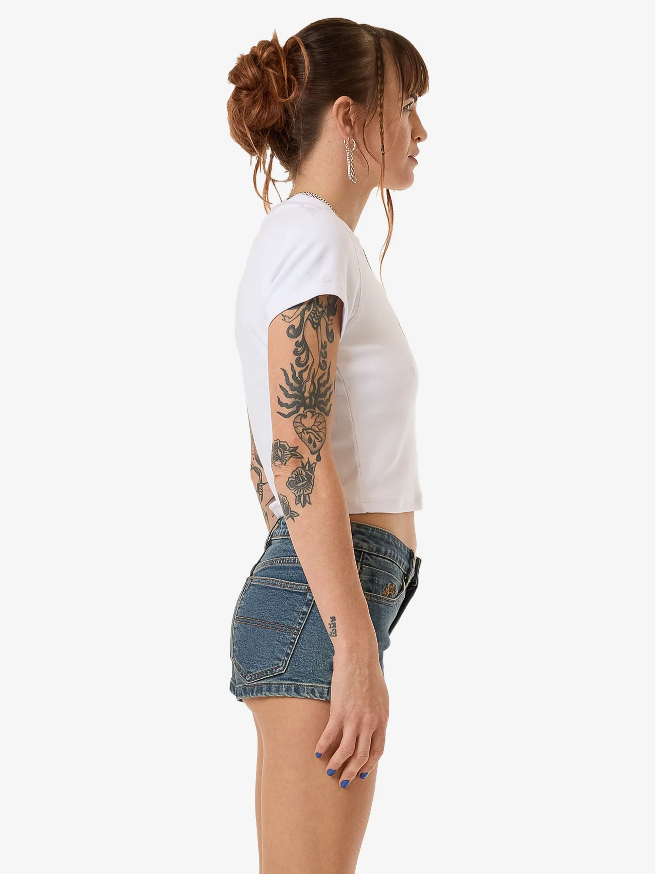 Cherio Teeny Tee - White - Image 4