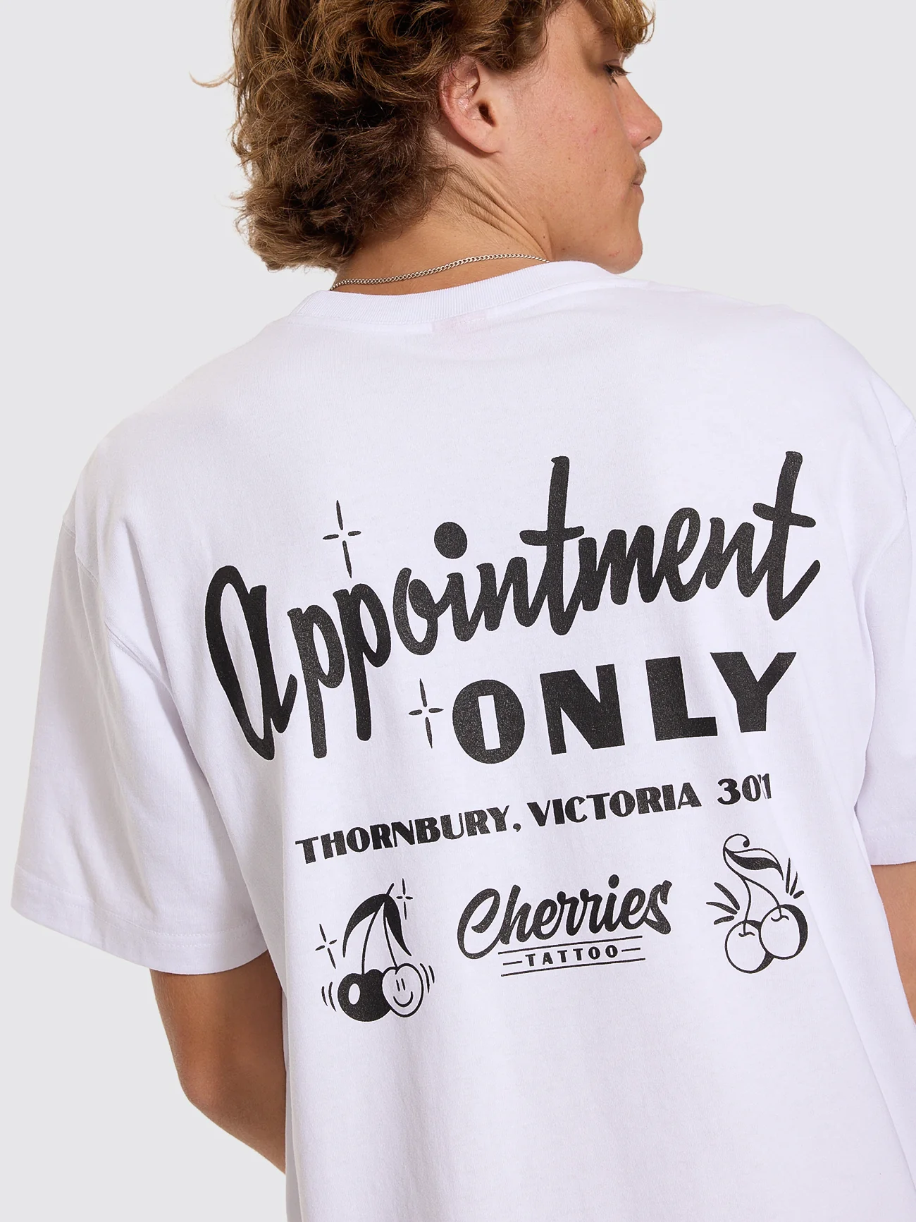 Cherries Tattoo Tee - White - Image 2